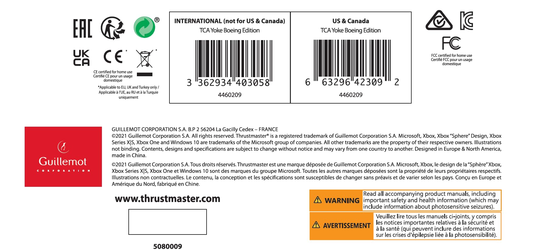 Thrustmaster TCA Yoke - Professional Flight Simulator Yoke & Throttle Quadrant for PC & Xbox Series X|S | Perfect for Microsoft Flight Simulator & DCS World Gaming