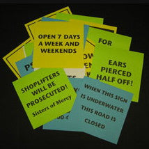 Harvey Barfenfloss Funny Sign Collection - Hilarious Home & Office Decor for Comedy Lovers - Perfect for Gag Gifts, Man Cave, Bar Decor