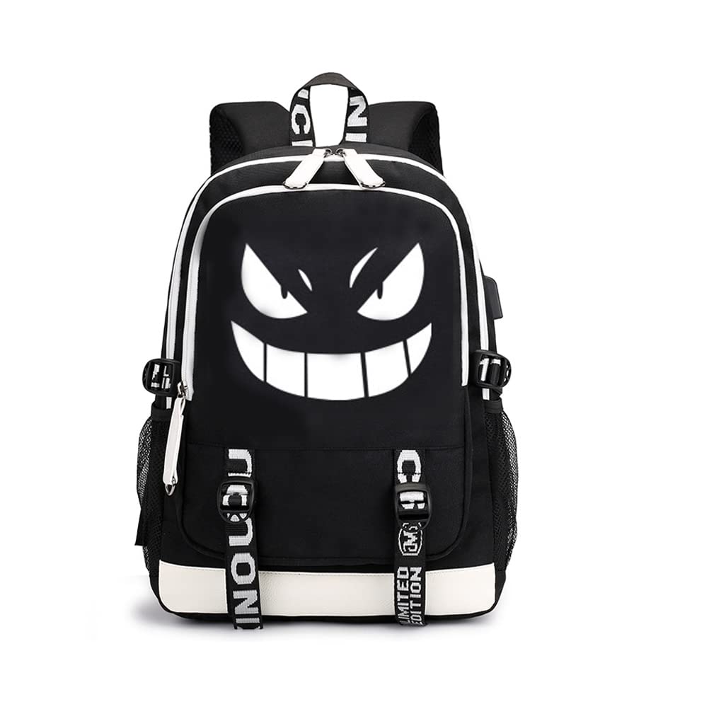 CUSALBOY TV Backpack with USB Charging for School & Travel (Black) - Laptop & Essentials Carrier