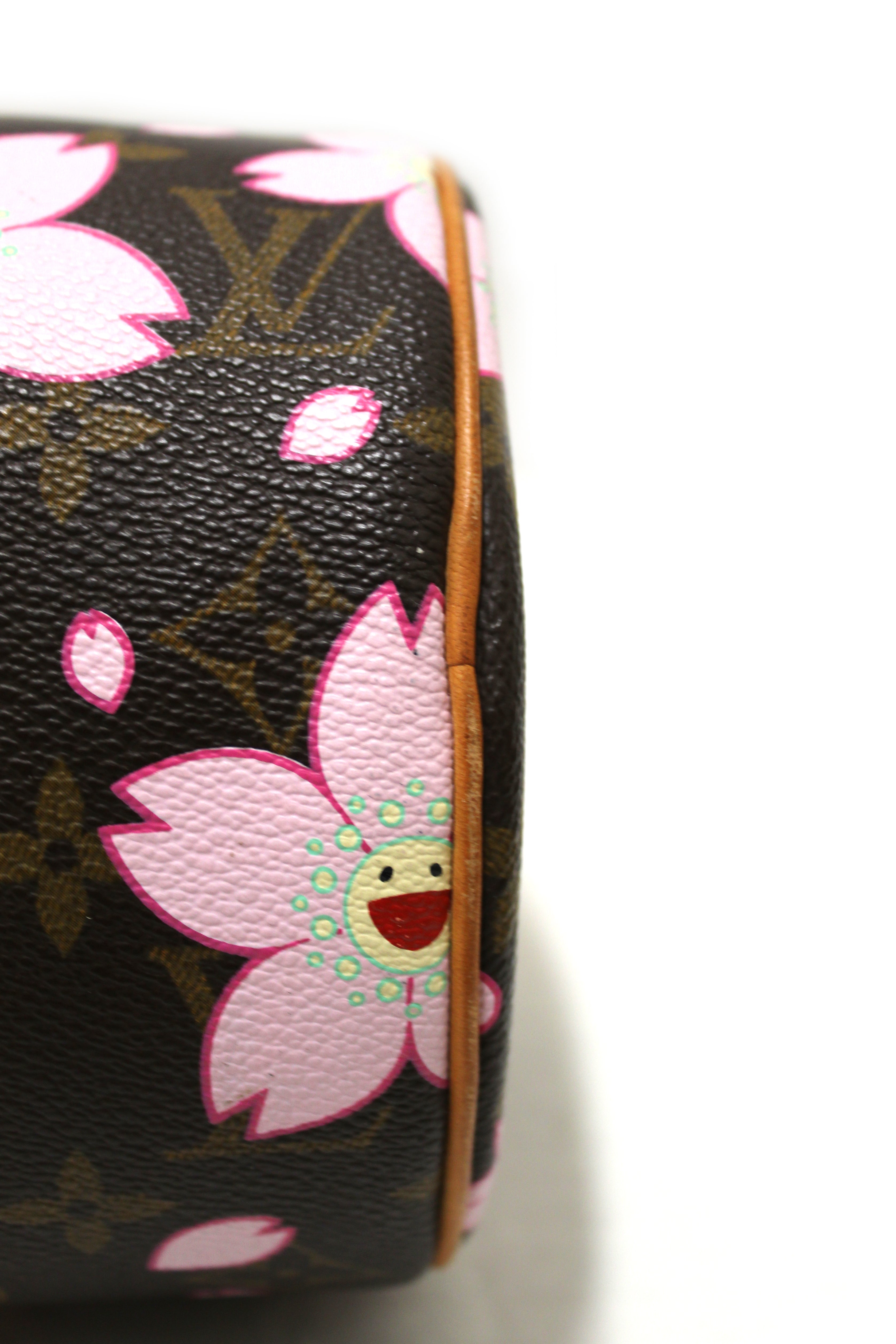 Authentic Louis Vuitton Monogram Cherry Blossom Papillon 26 Handbag - Limited Edition Luxury Shoulder Bag for Women, Perfect for Date Night, Parties & Special Occasions