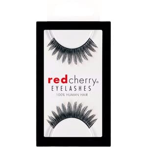 Troika Red Cherry False Eyelashes - Black #28 Dramatic Volume Lashes for Parties & Special Occasions