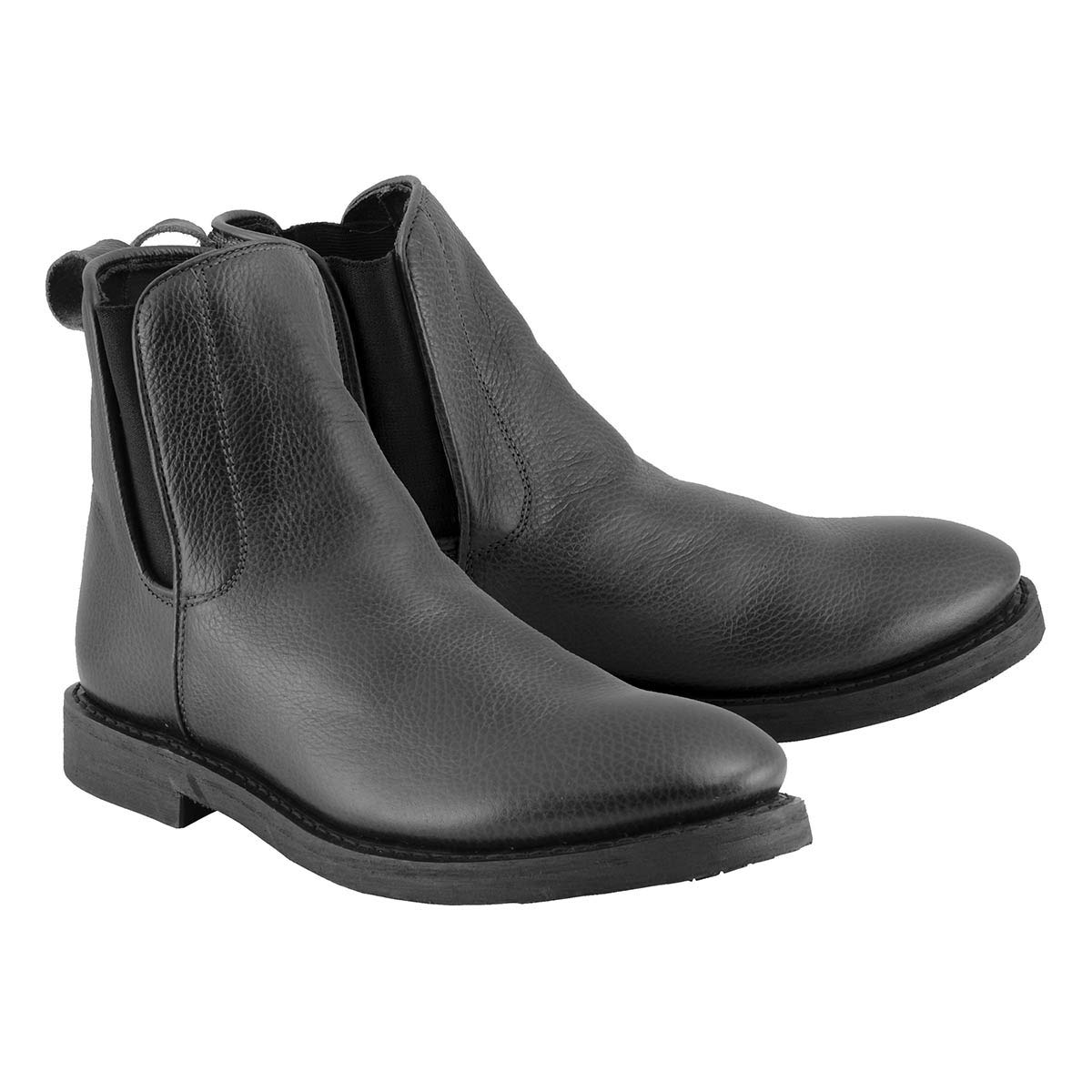 Milwaukee Leather MBM9041 Men's Black Super Clean Boots with Stretch Flex - Size 10 | Comfortable Work Boots for Construction & Outdoor Activities
