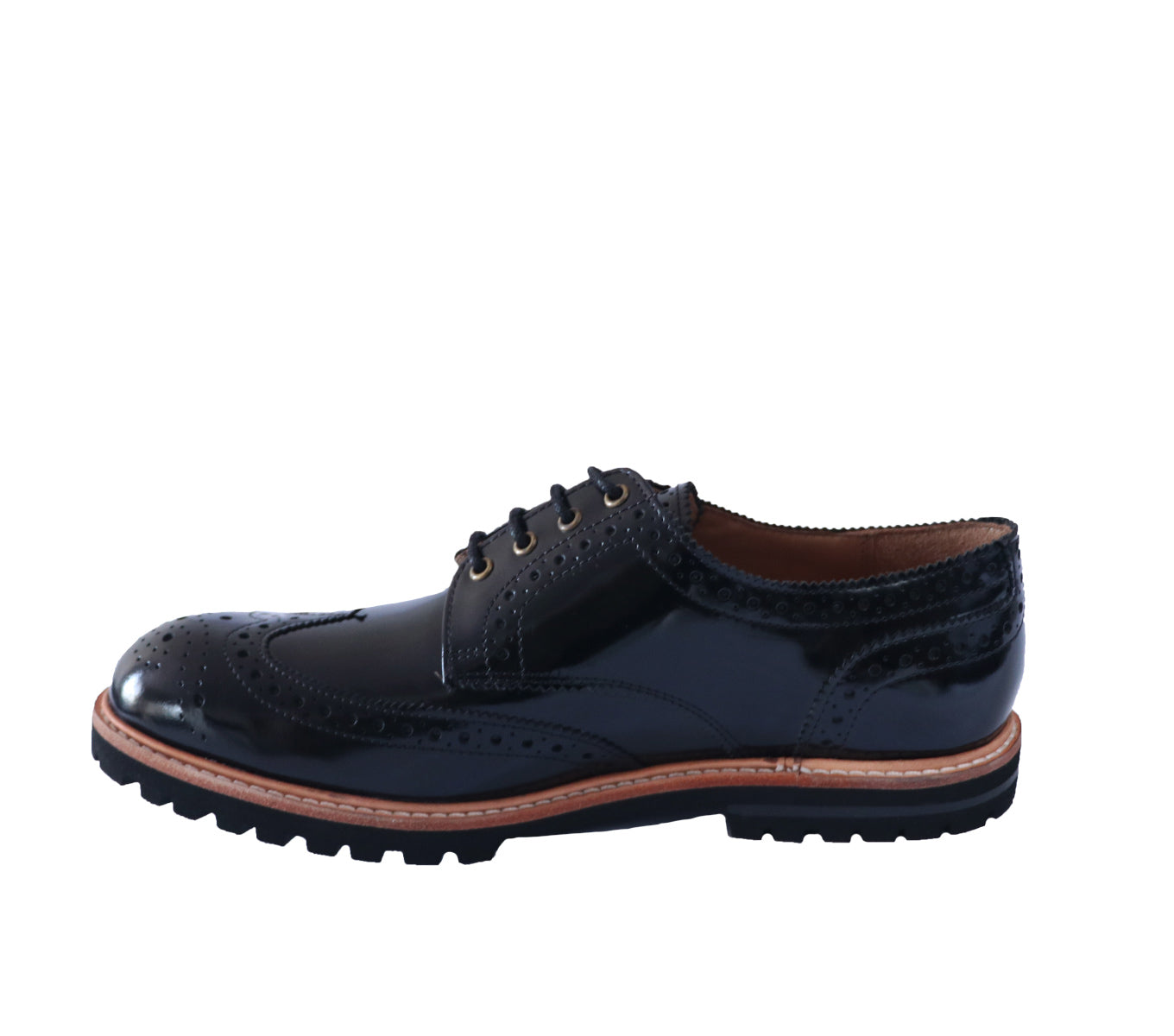 Premium Men's Charter Brogue Leather Shoes - Classic Oxford Style for Business & Formal Wear - Perfect for Office, Weddings & Special Occasions