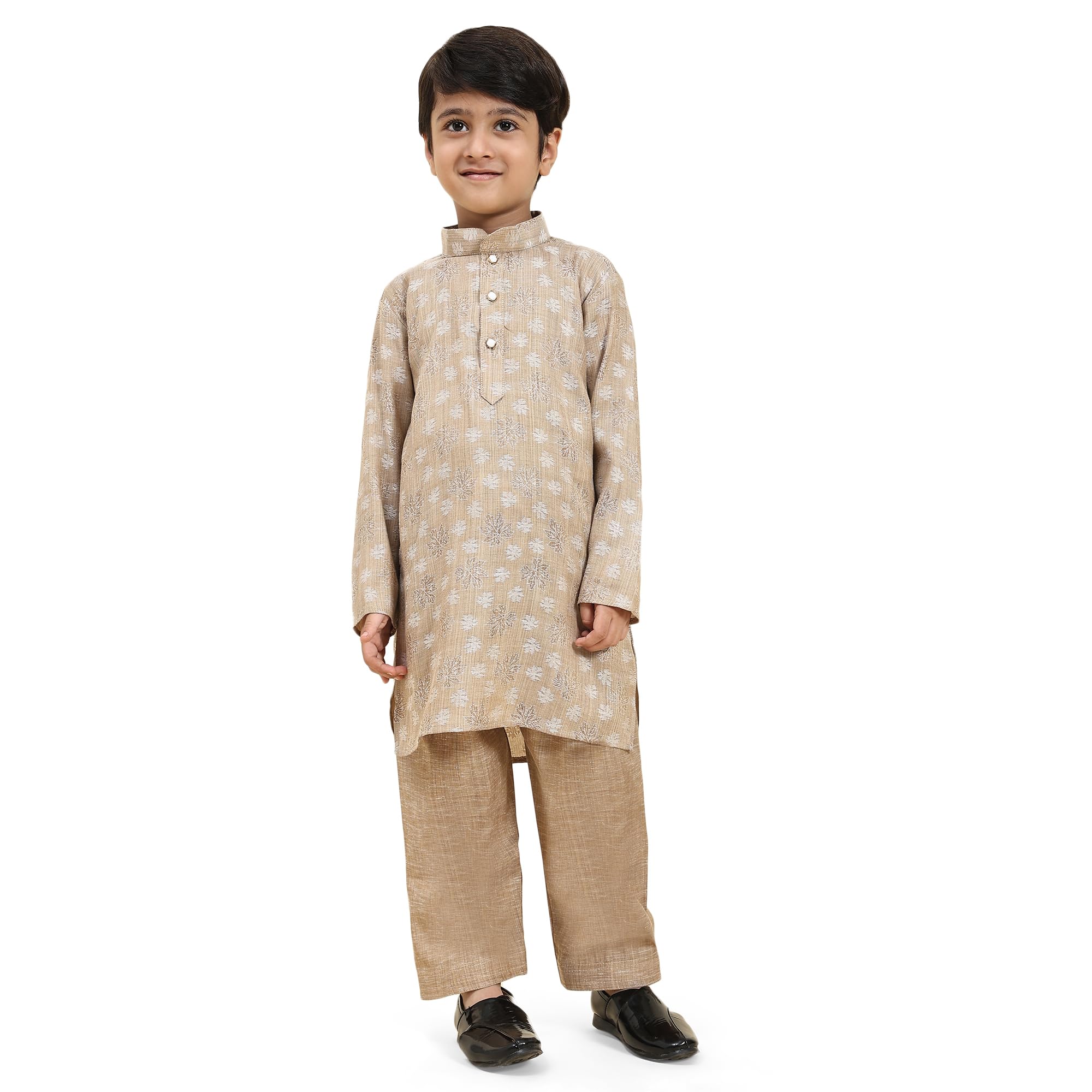 Boys Cotton Kurta Set for Kids - Comfortable & Stylish Indian Ethnic Wear for Valentine's Day Gifts | Perfect for Festivals, Parties and Special Occasions