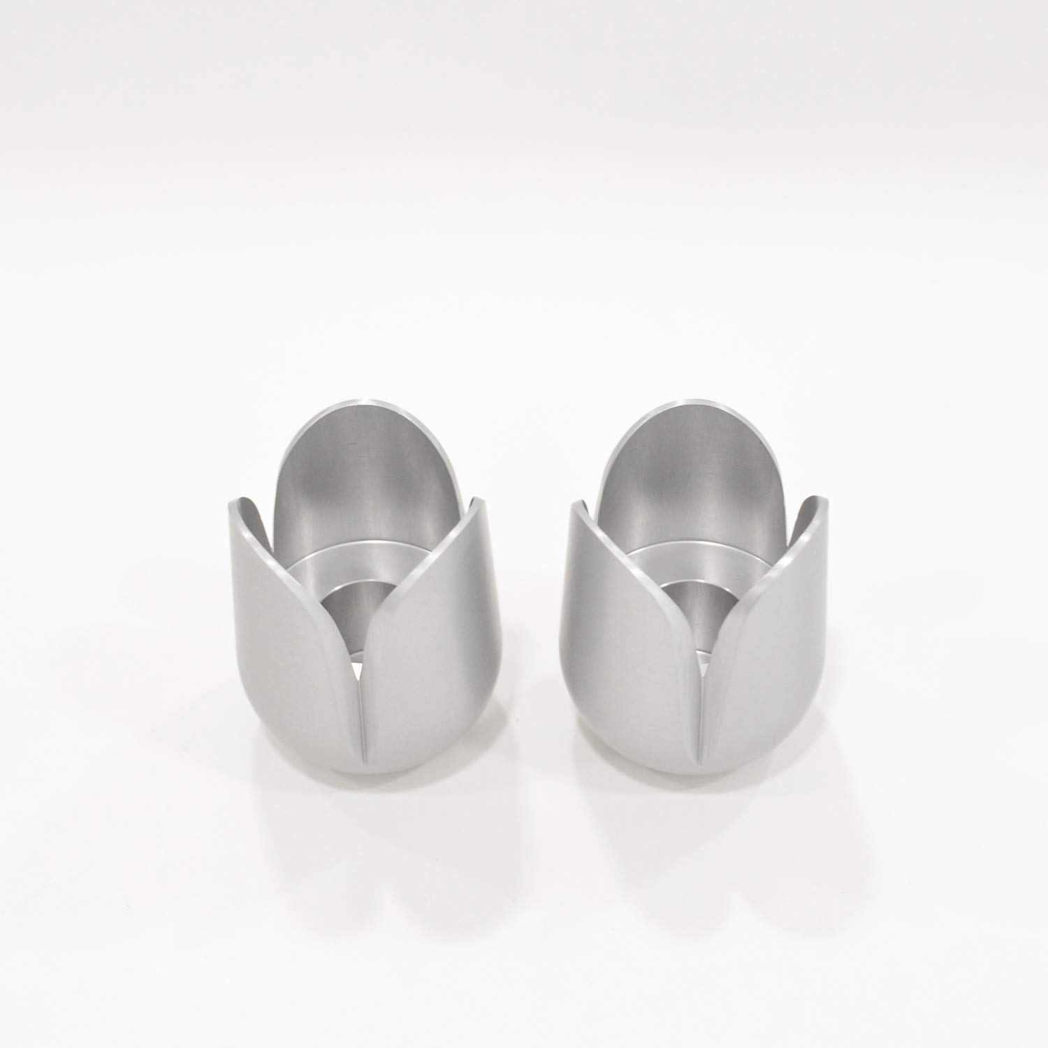Custom Anodized Aluminum Tulip Flower Candle Holders - Elegant Home Decor for Weddings, Parties & Romantic Dinners