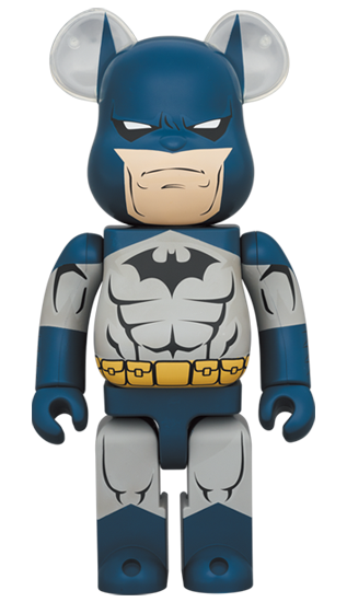 MEDICOM TOY BE@RBRICK BATMAN HUSH Version 1000% Collectible Vinyl Figure - DC Comics Superhero Display for Home & Office Decor