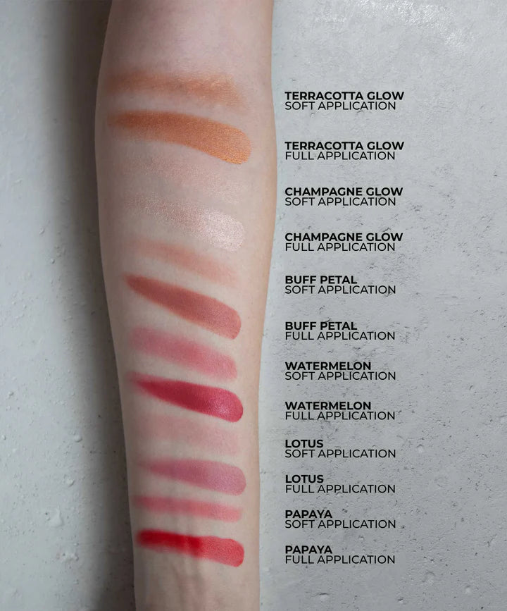 Multi-Use Cream Lip & Cheek Illuminator Refill - Natural Glow Makeup for Lips, Cheeks & Highlighting - Perfect for Everyday Wear & Special Occasions