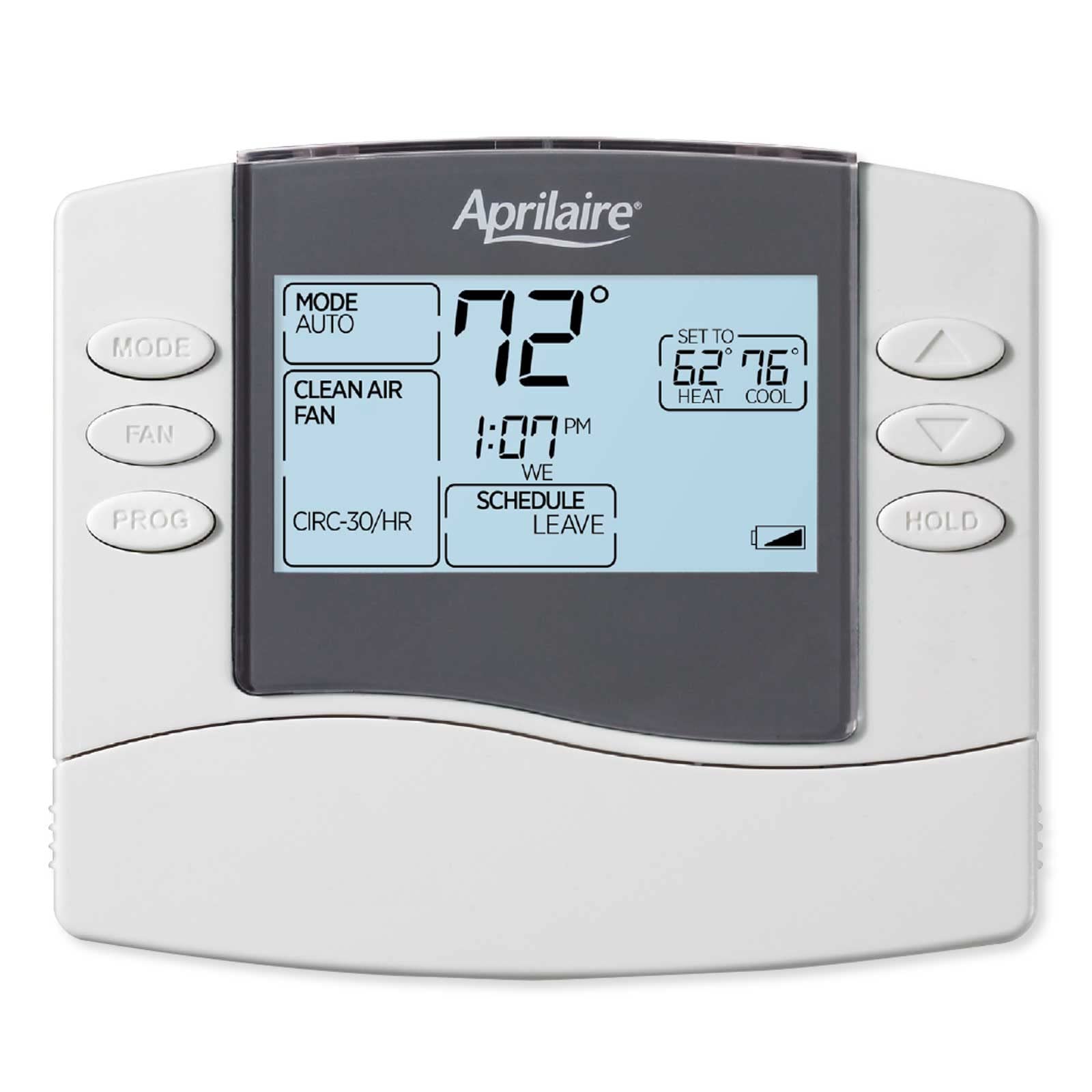 Aprilaire 8466 Smart WiFi Heat Pump Thermostat - Programmable, Energy Efficient HVAC Control for Home & Office - Perfect for Year-Round Comfort