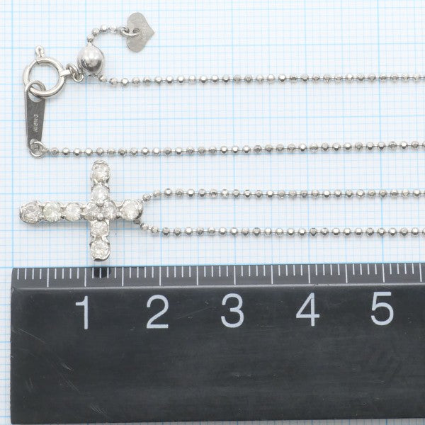 18K White Gold Diamond Necklace for Women - Elegant Pendant Jewelry for Weddings, Anniversaries & Special Occasions