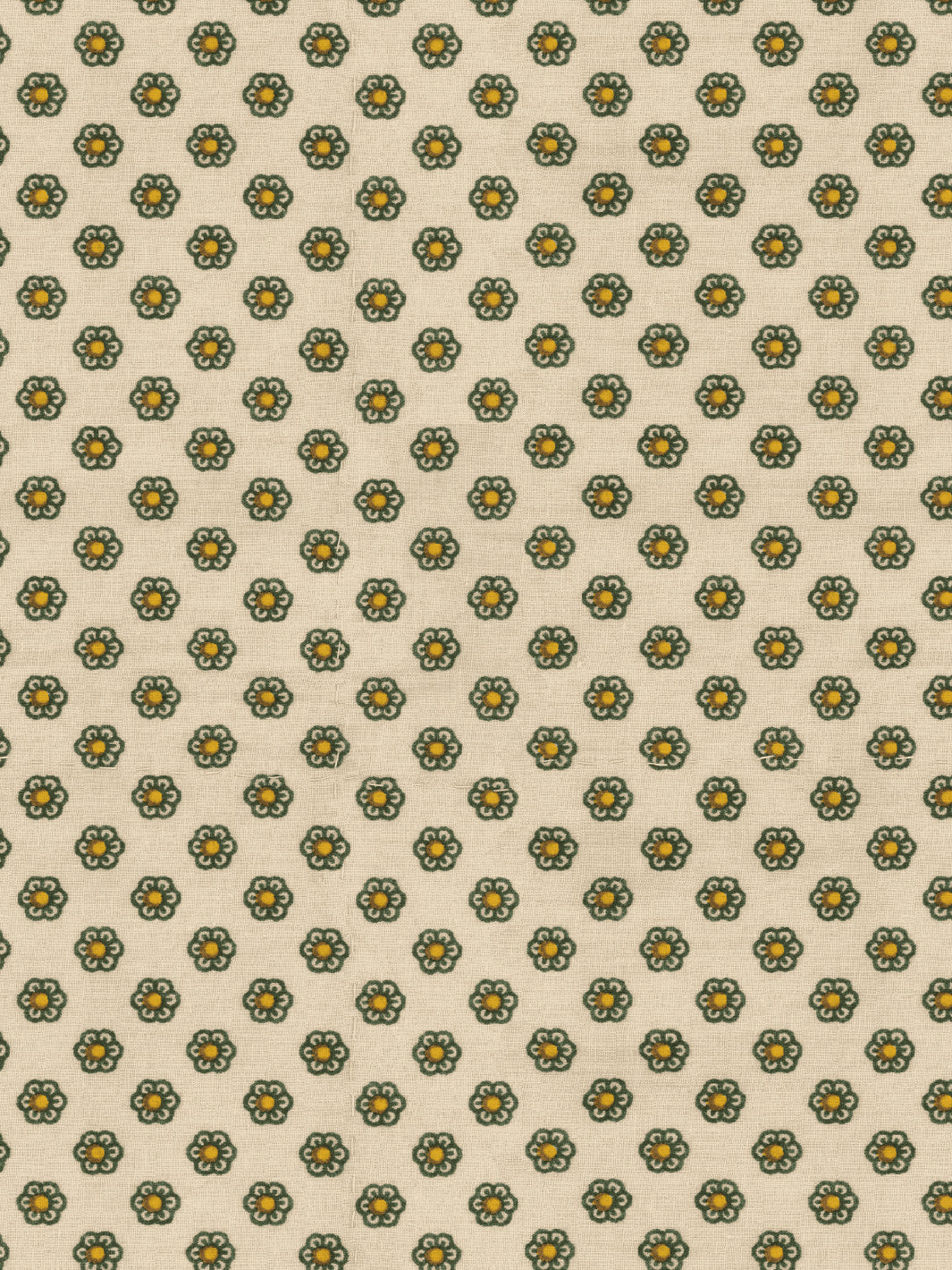 Chris Benz 'Ditsy Flower' Wallpaper - Green & Yellow Peel and Stick Wallpaper for Bedroom, Nursery, or Home Office Decor