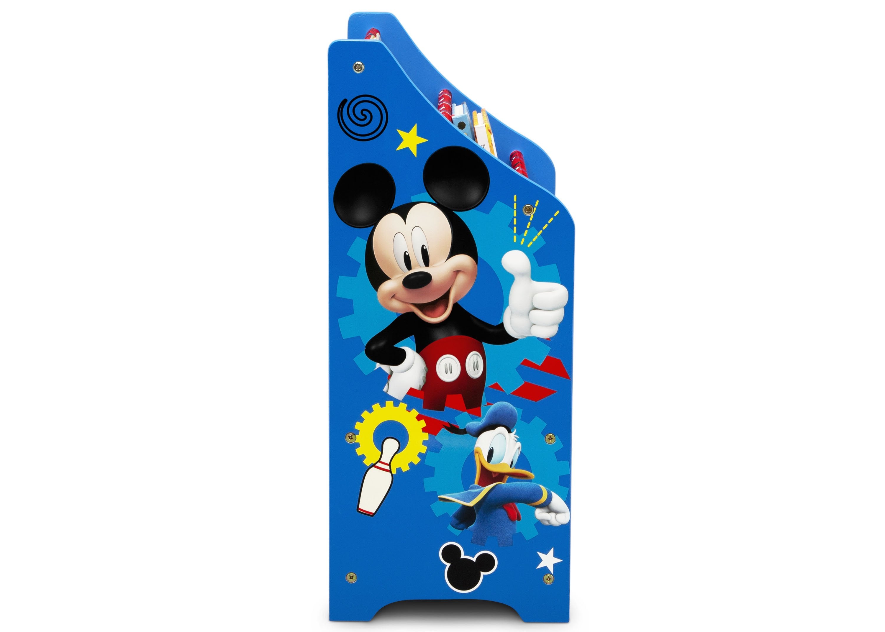 Disney Mickey Mouse Kids Toy & Book Storage Organizer - Perfect for Nursery, Playroom & Classroom Organization