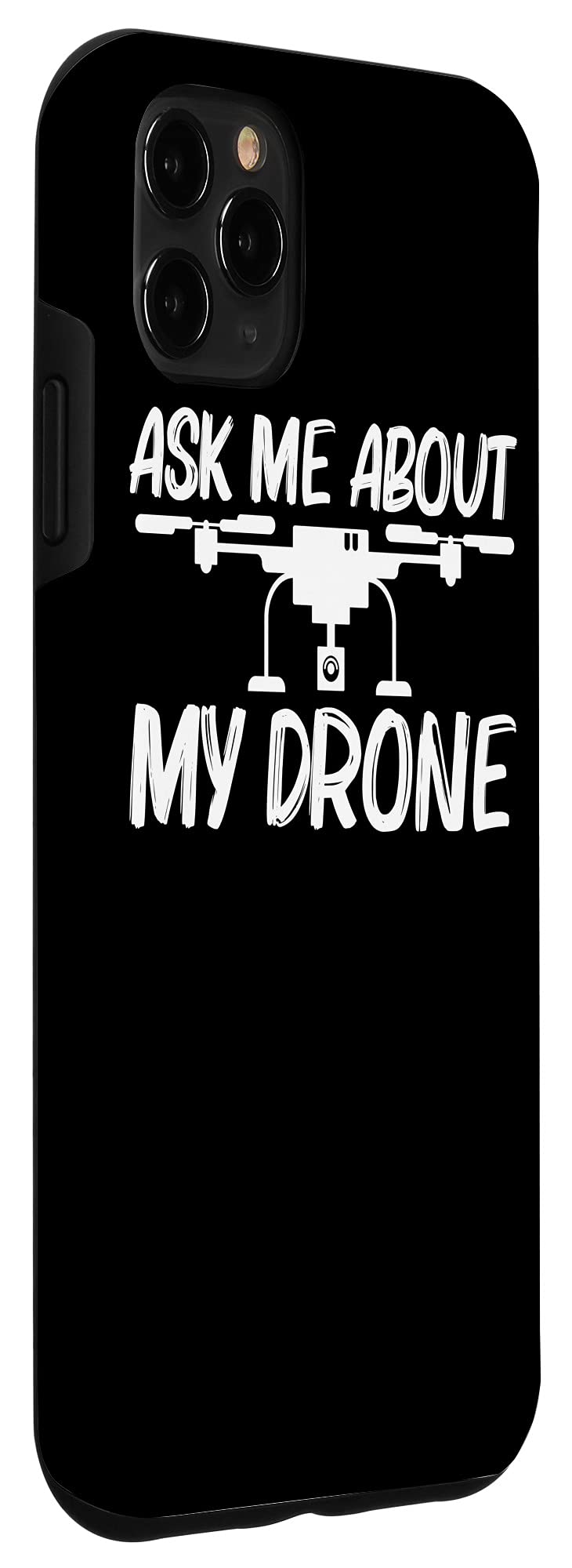 Funny Helicopter Design iPhone 11 Pro Max Case - Premium Protective Phone Cover for Men & Women - Perfect Gift for Drone & Chopper Lovers - Ideal for Outdoor Adventures, Tech Enthusiasts & Aviation Fans
