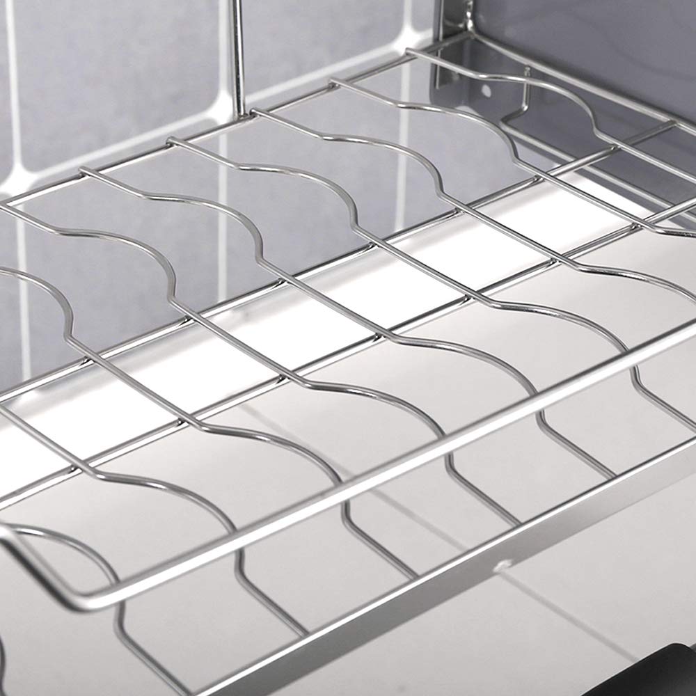 304 Stainless Steel Pull-Down Cabinet Lift Basket with Damping - Kitchen Storage Organizer for Spices, Utensils & Small Appliances | Space-Saving Under Cabinet Rack for Easy Access