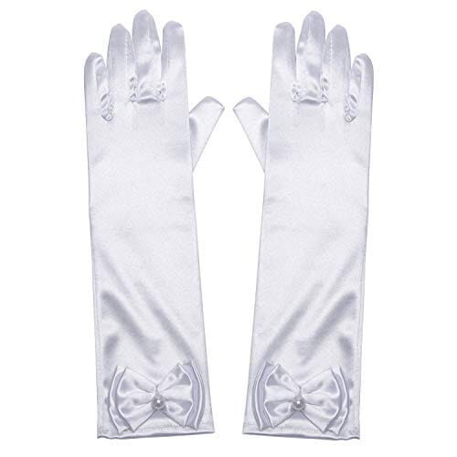 Long Elbow Length Gloves for Women - Fashionable & Elegant Handwear for Evening Events, Weddings & Formal Occasions