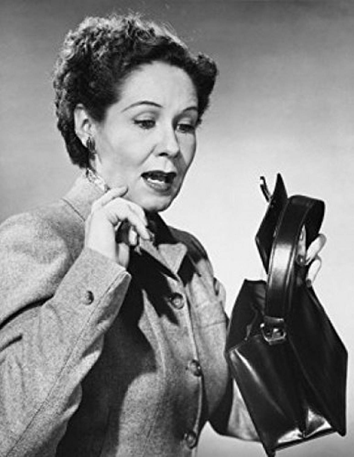 Elegant Mature Woman Holding Handbag Poster Print - 18x24 Inches - Perfect for Home Decor, Office Wall Art & Gift Ideas