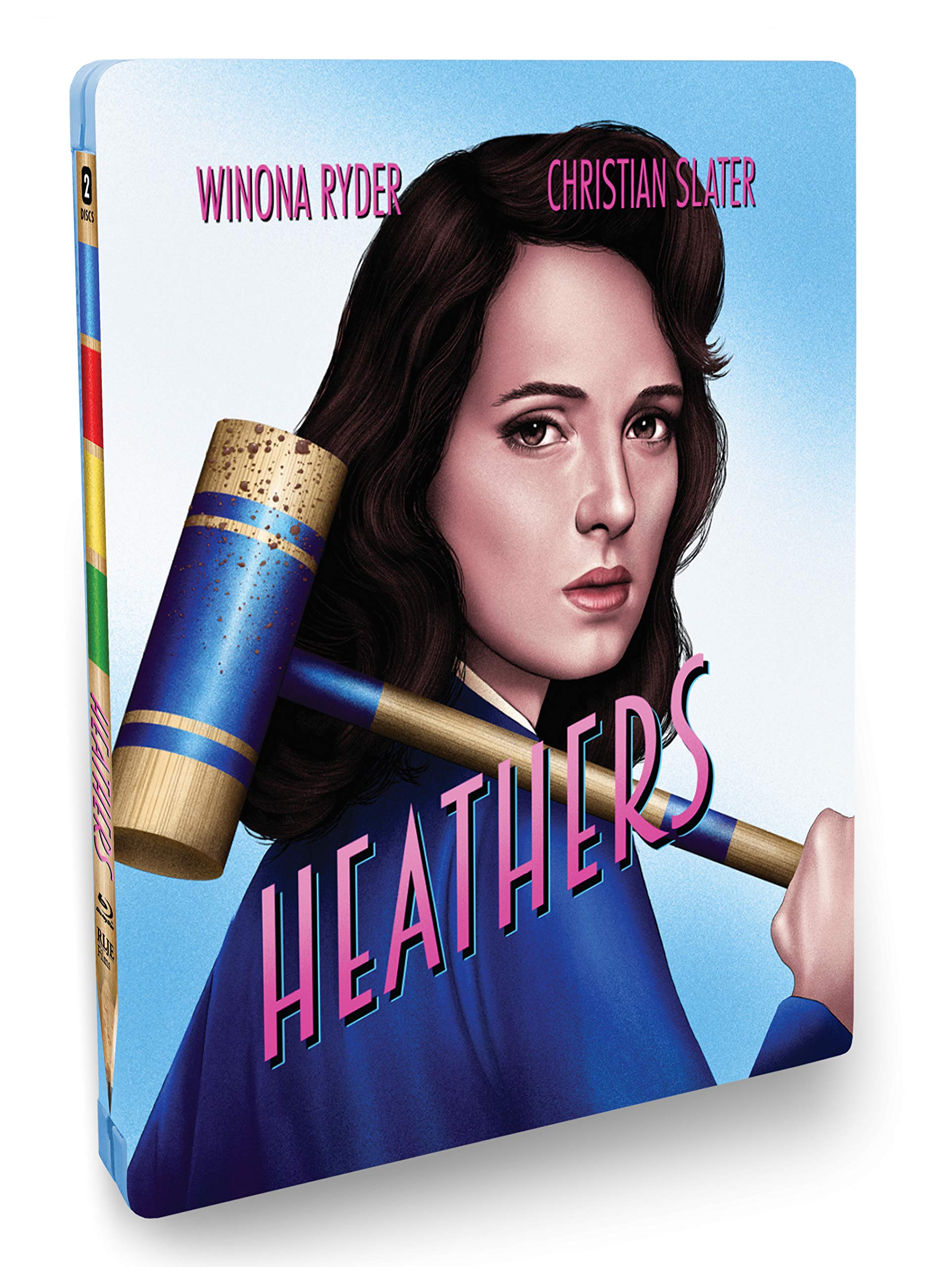 Heathers: 30th Anniversary Edition Steelbook Blu-ray - Cult Classic Movie for Collectors & Film Enthusiasts - Perfect for Movie Nights & Gifts