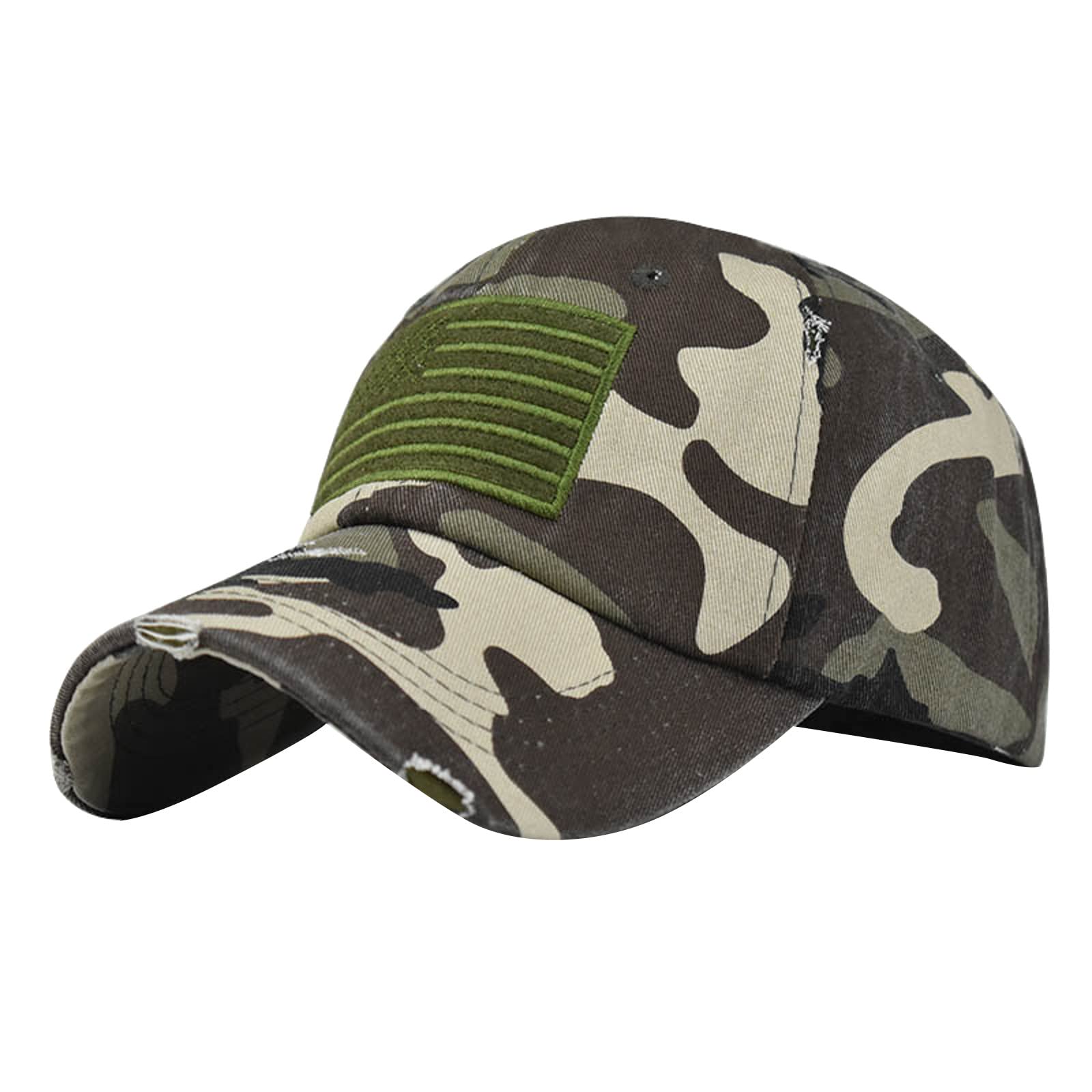 Vintage Distressed Baseball Caps for Men & Women - Adjustable Ripped Ball Hat with Embroidered American Flag - Lightweight & Stylish for Outdoor Sports, Casual Wear, and Patriotic Events
