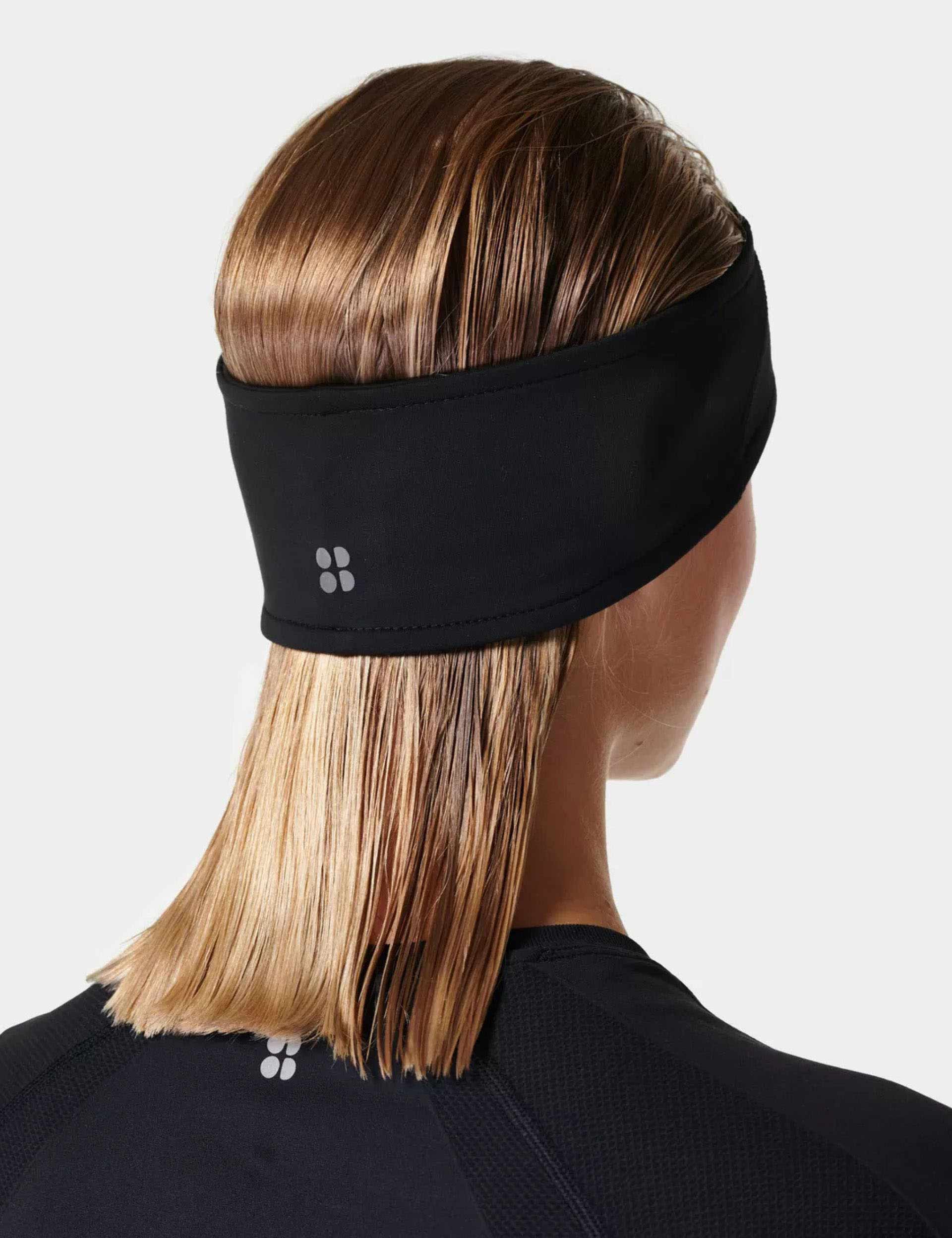 Therma Run Earwarmer - Black | Winter Running Headband for Cold Weather | Stay Warm & Comfortable During Outdoor Workouts & Jogging