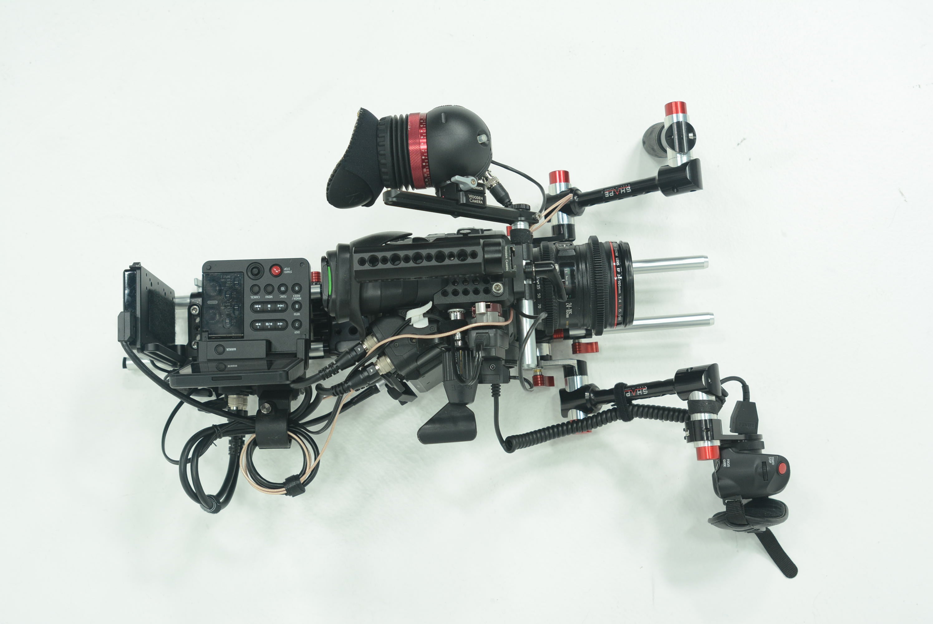 Canon EOS C300 Mark II Cinema Camera with Shoulder Rig Kit - Professional 4K Video Camera for Filmmaking, Documentary & Broadcast Production (Used)
