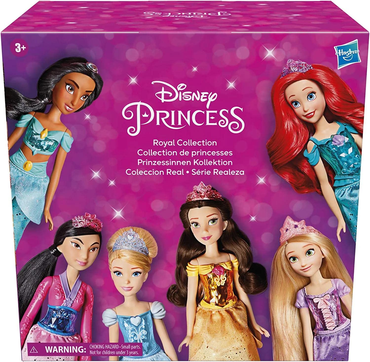 Disney Princess Royal Collection - 12 Royal Shimmer Fashion Dolls Set with Dresses & Accessories, Girls Toys Ages 3+ | Perfect for Birthday Gifts, Playtime & Collecting (Amazon Exclusive)