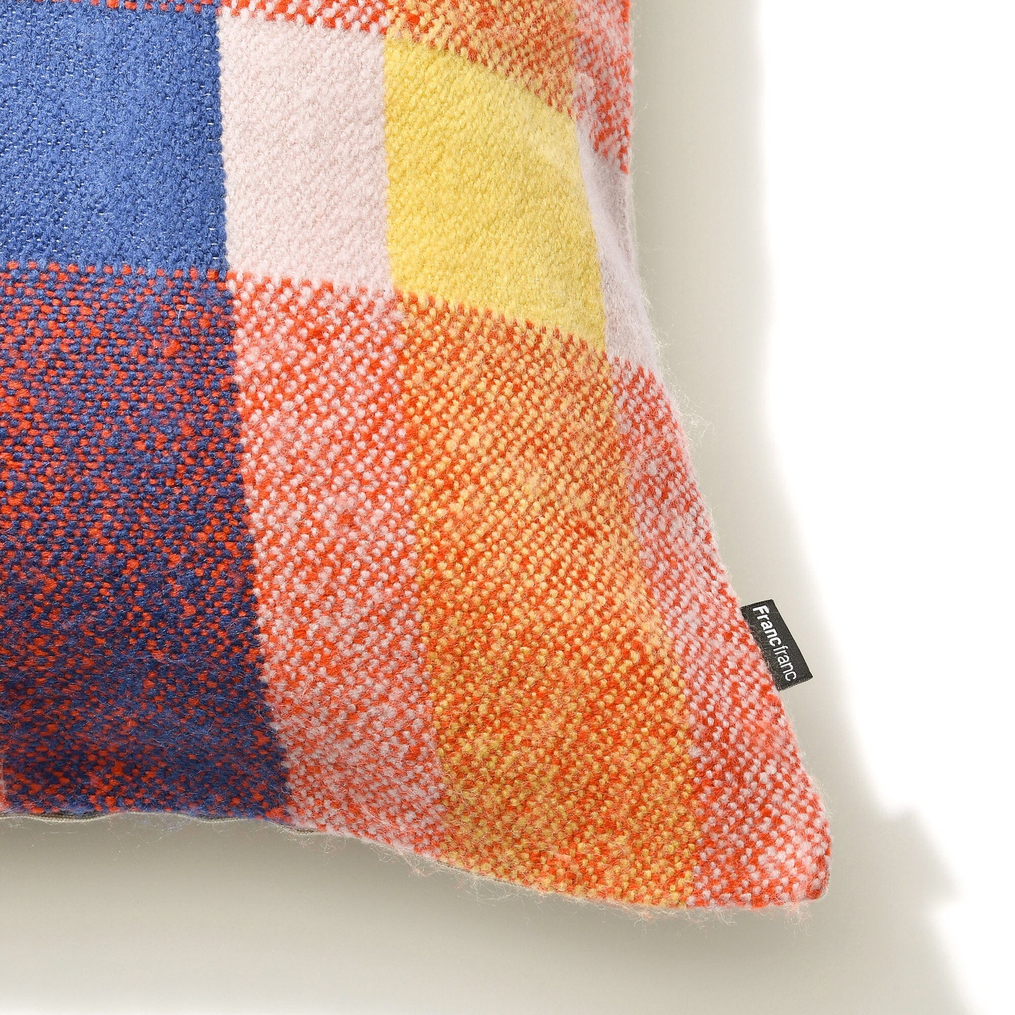 450 x 450 Check Pattern Cushion Cover - Soft Decorative Pillow Case for Sofa, Bed, Chair - Home Decor & Living Room Accessories