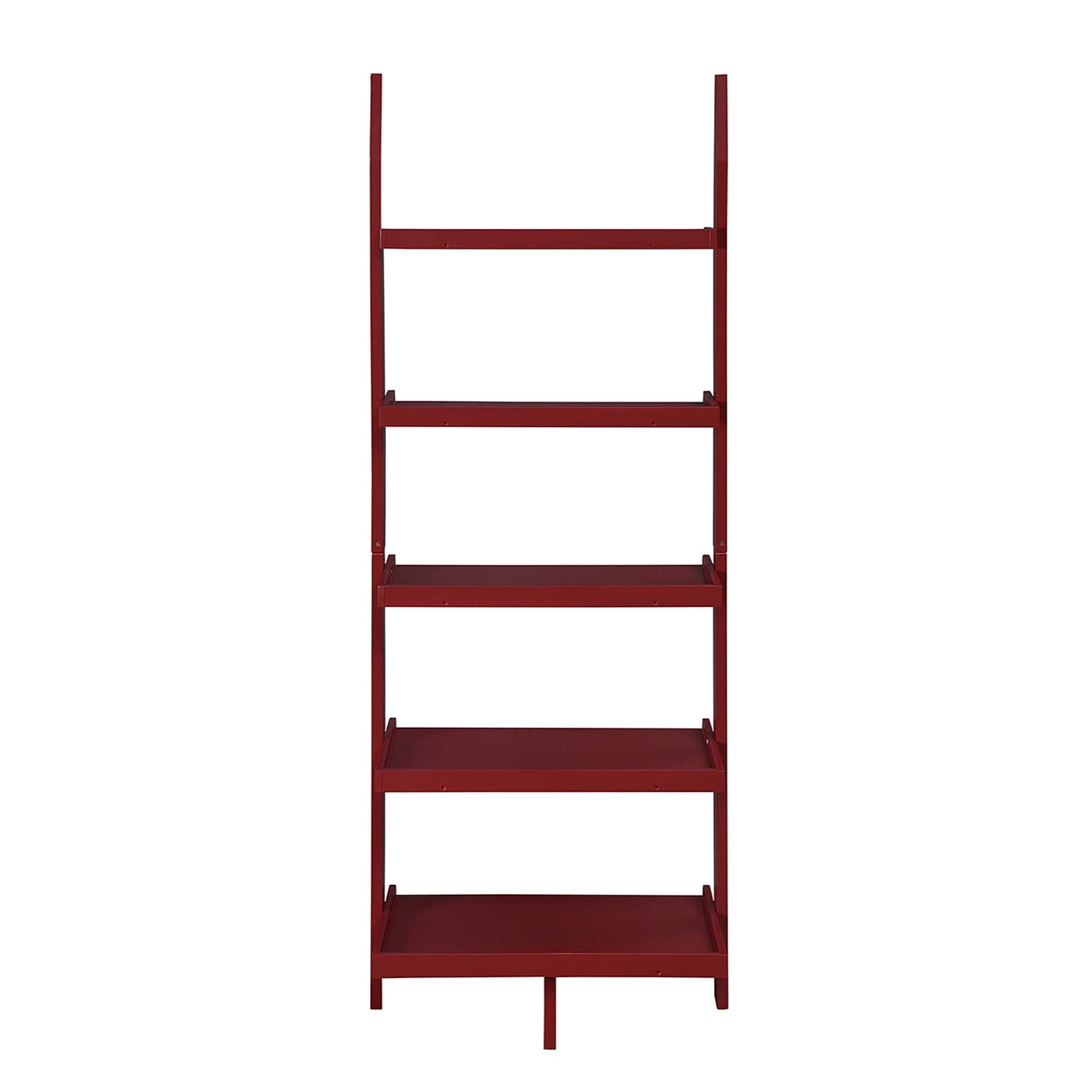 Ergode American Heritage Bookshelf Ladder - Vintage Style Wooden Library Ladder for Home Decor & Bookcase Access | Perfect for Living Room, Study & Antique Collections