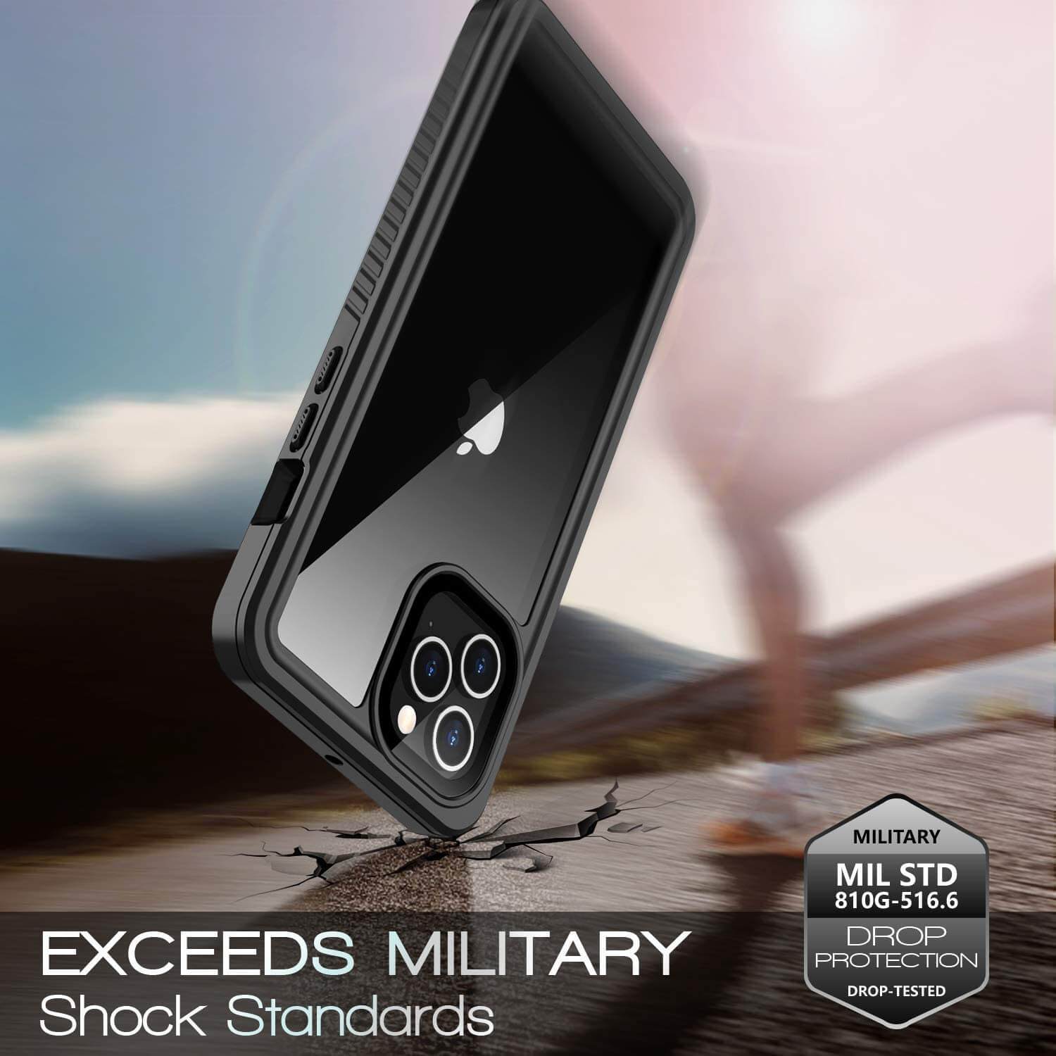 Waterproof iPhone 12 Pro Max Case - Shockproof & Dustproof Protection for iPhone 12 Pro Max (6.7