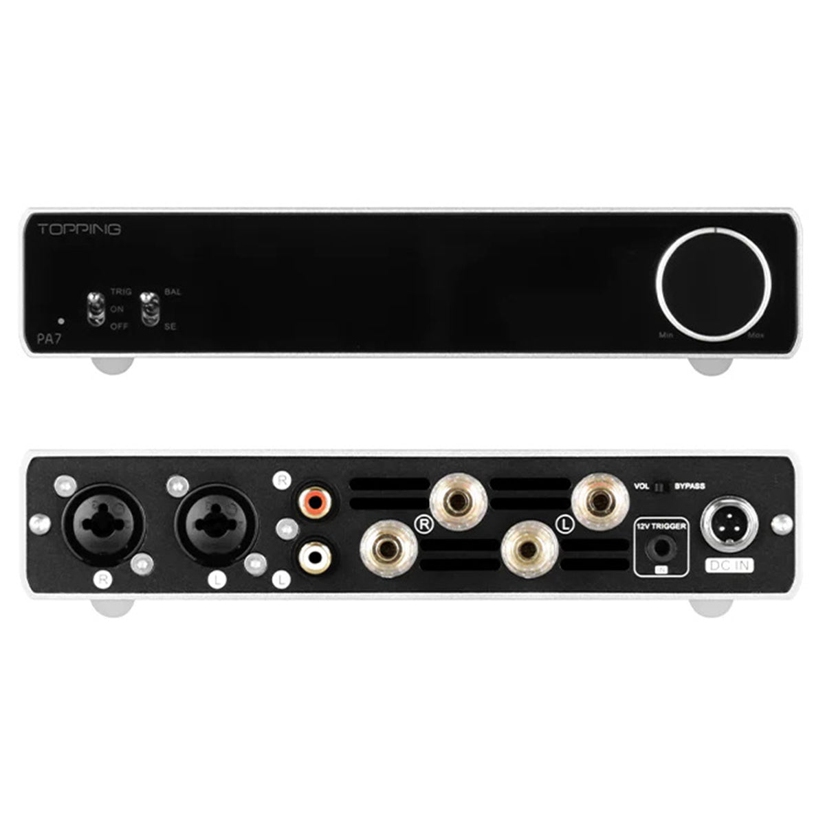 Topping PA7 High-Performance Power Amplifier - 300W x2 Stereo Audio Amplifier for Home Theater, Studio & Hi-Fi Systems | Perfect for Audiophiles & Professional Sound Setups