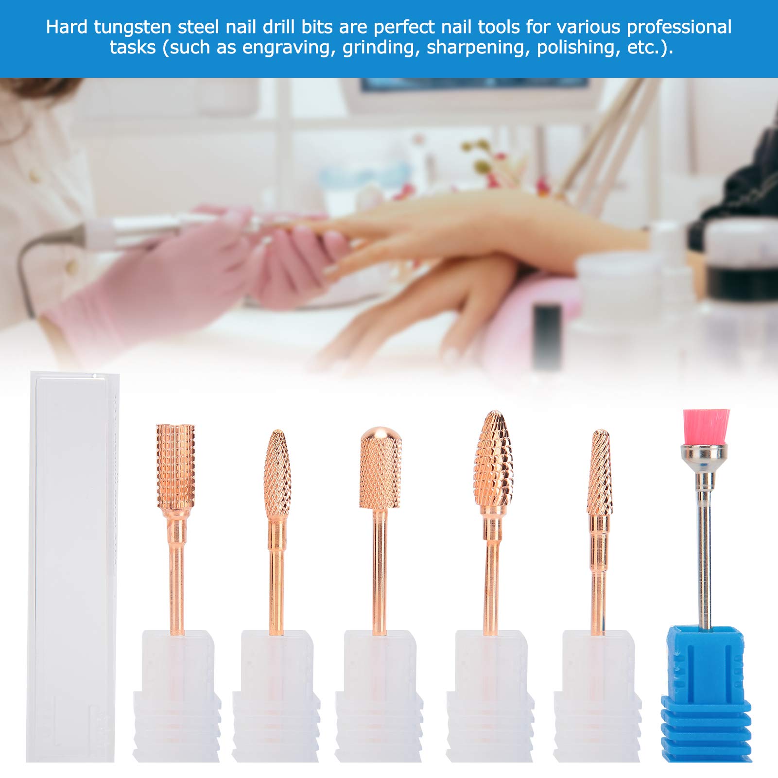 Professional Nail Polishing Head & Sanding Accessory - Strong Nail Polish Manicure Tool for Home & Salon Use | Perfect for DIY Nail Care, Gel Polish Removal & Nail Art Preparation