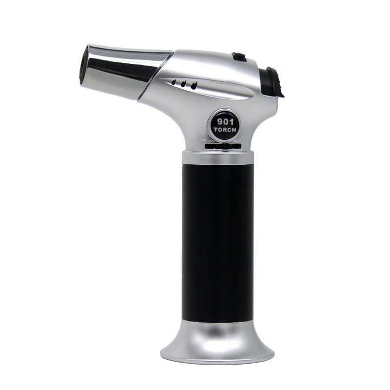 GF 901 Windproof Butane Torch Lighter for Shisha, Hookah, Cigar & Dab - Refillable Pocket Lighter for Outdoor Cooking, Camping & BBQ