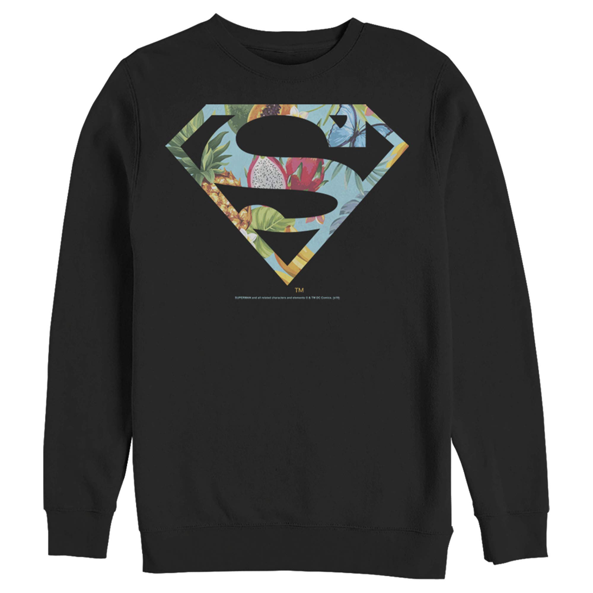 Men's Superman Tropical Logo Sweatshirt - Casual Superhero Style