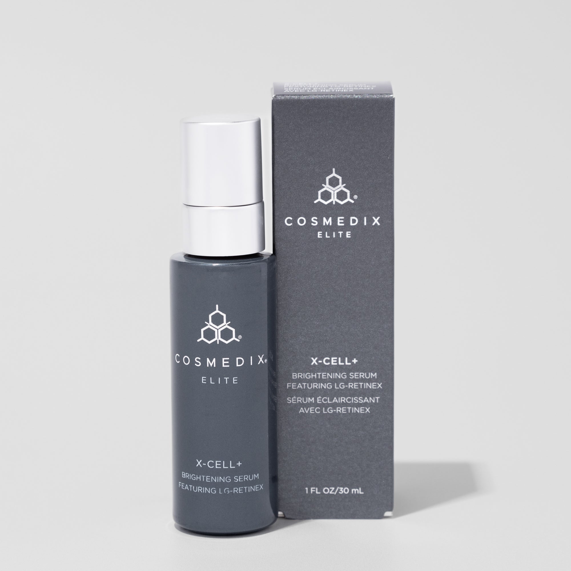 X Cell+ Brightening Serum for Face - Vitamin C & Hyaluronic Acid Dark Spot Corrector - Glowing Skin Treatment for Day & Night Use