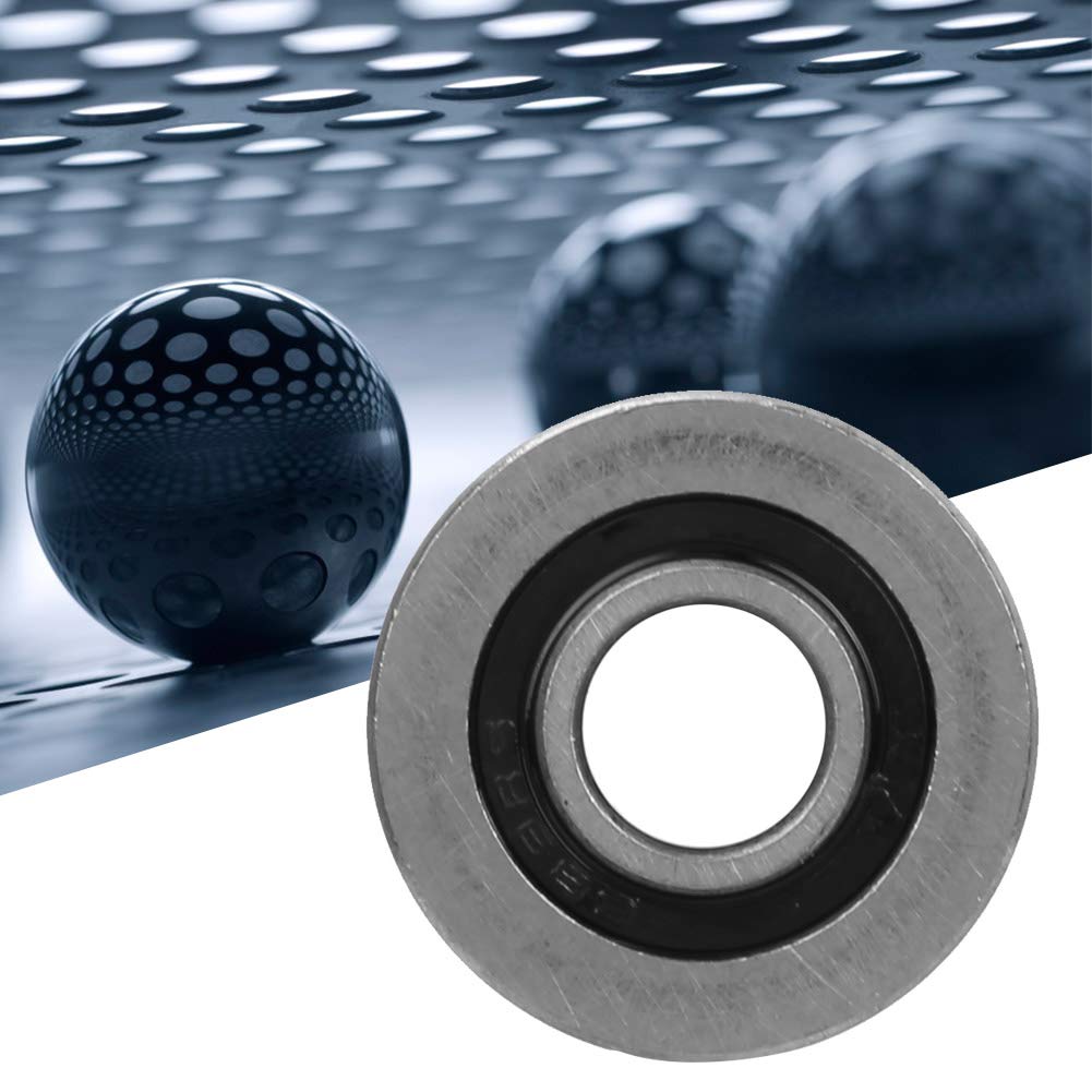 U22 U-Shaped Round Bottom Track Groove Pulley Ball Bearing - 8mm 22.5mm 14.5mm Sliding Roller Bearing for Industrial Automation & Photography Equipment - Perfect for Conveyor Systems, Camera Sliders & Linear Motion Applications