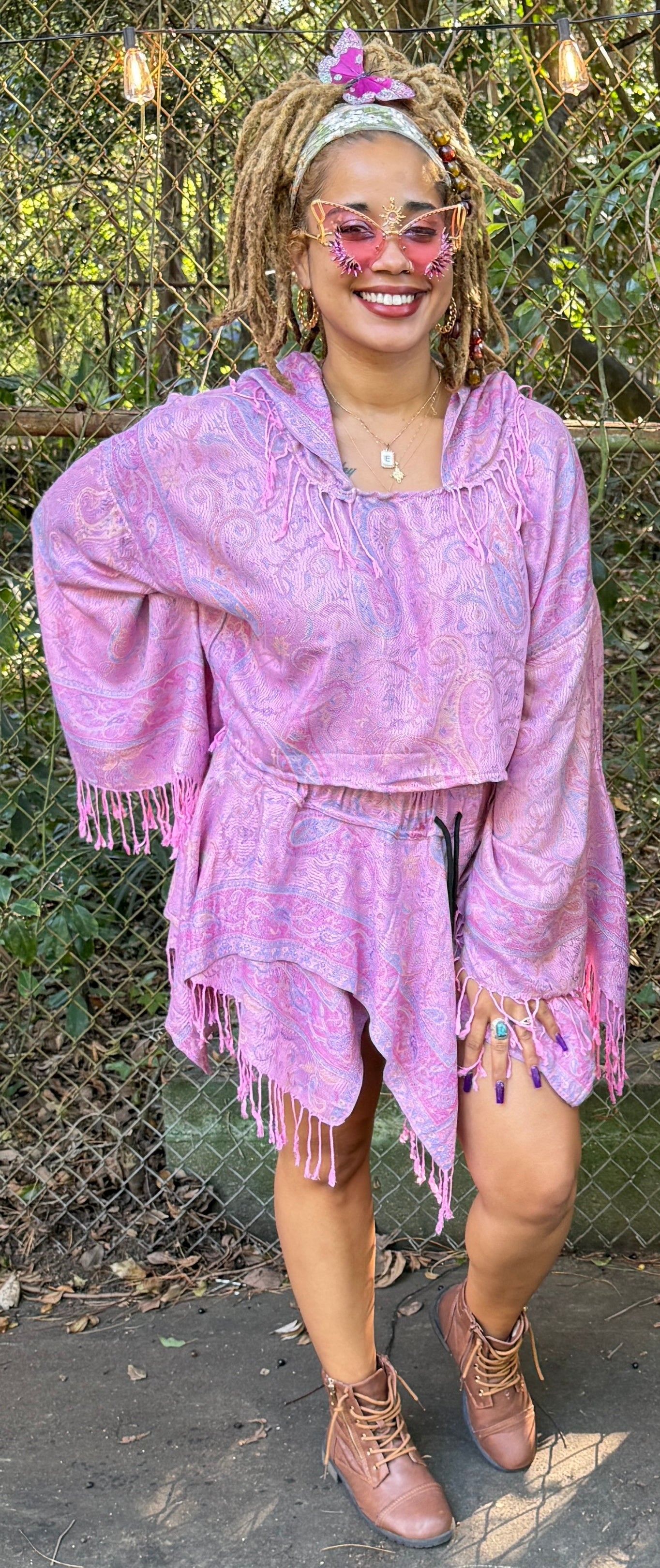 Lavender Love 2-Piece Set by SHE'S A FAIRY | Soft & Romantic Loungewear for Women | Perfect for Sleepwear, Relaxing at Home, or Spa Days