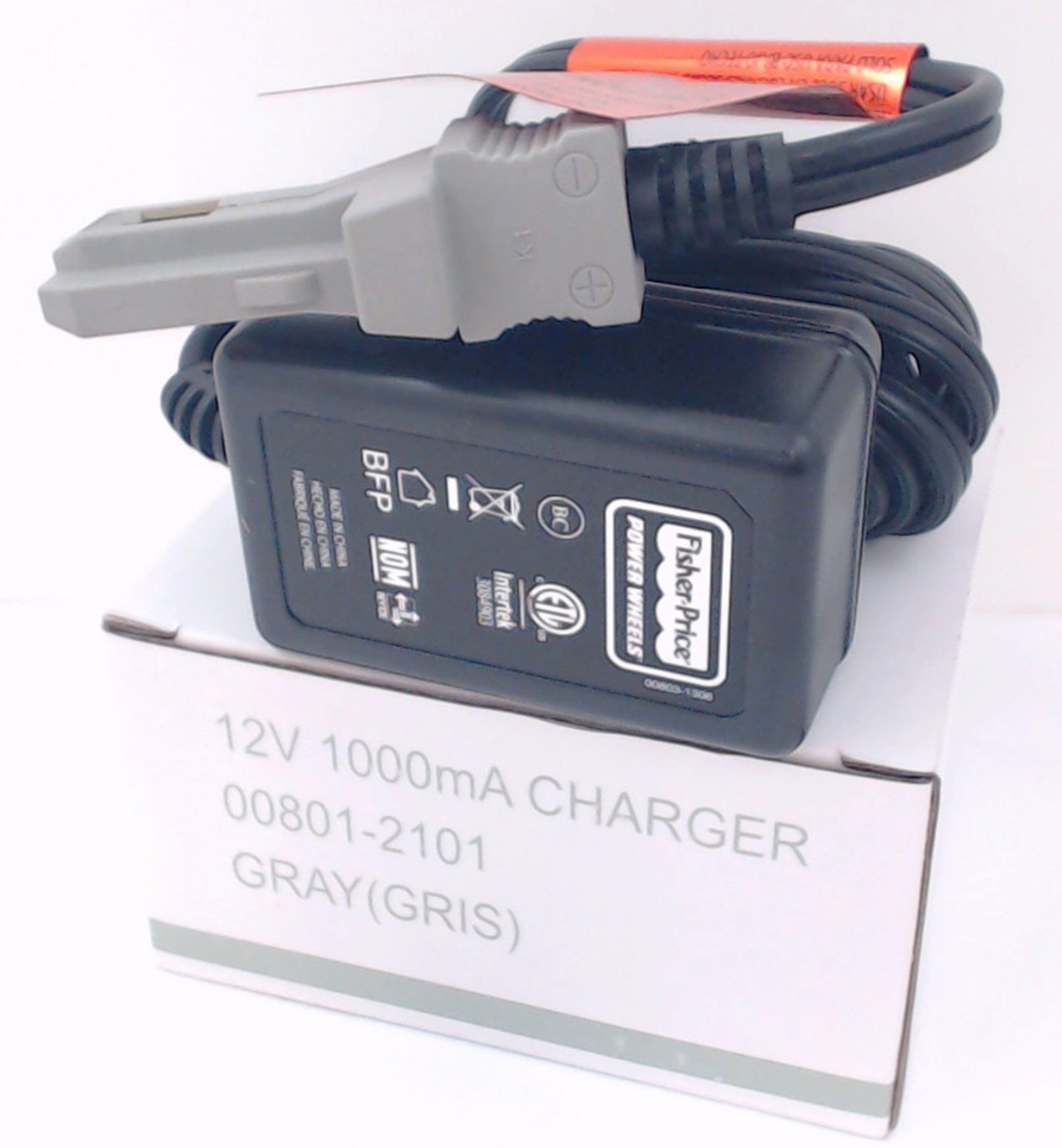 12V Power Wheels 00801-1778 Replacement Battery Charger for Kids Ride-On Cars - Perfect for Home, Backyard & Outdoor Play