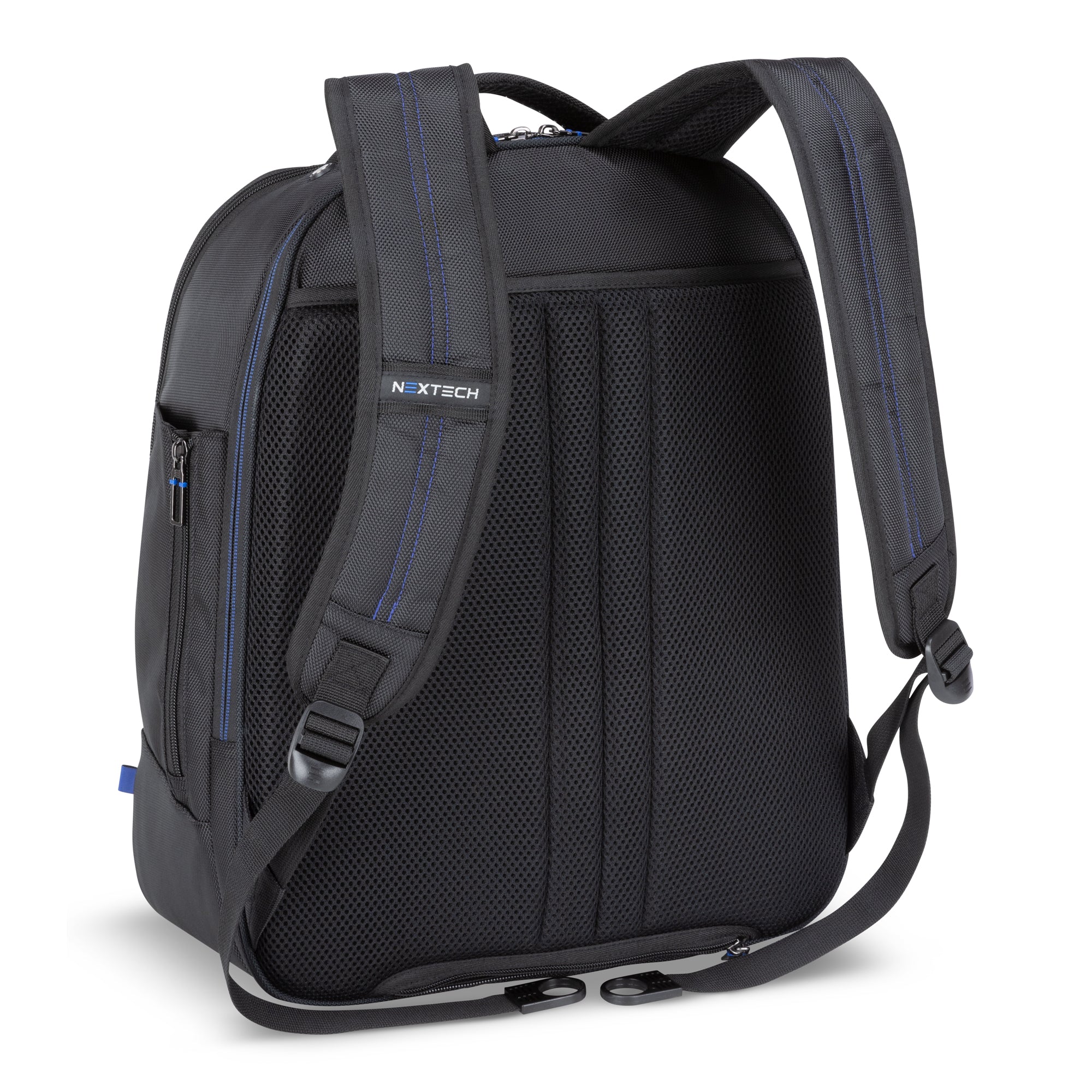 Nextech Professional Business Backpack for Men & Women - Waterproof Laptop Backpack with USB Charging Port - Perfect for Office, Travel, and Commuting