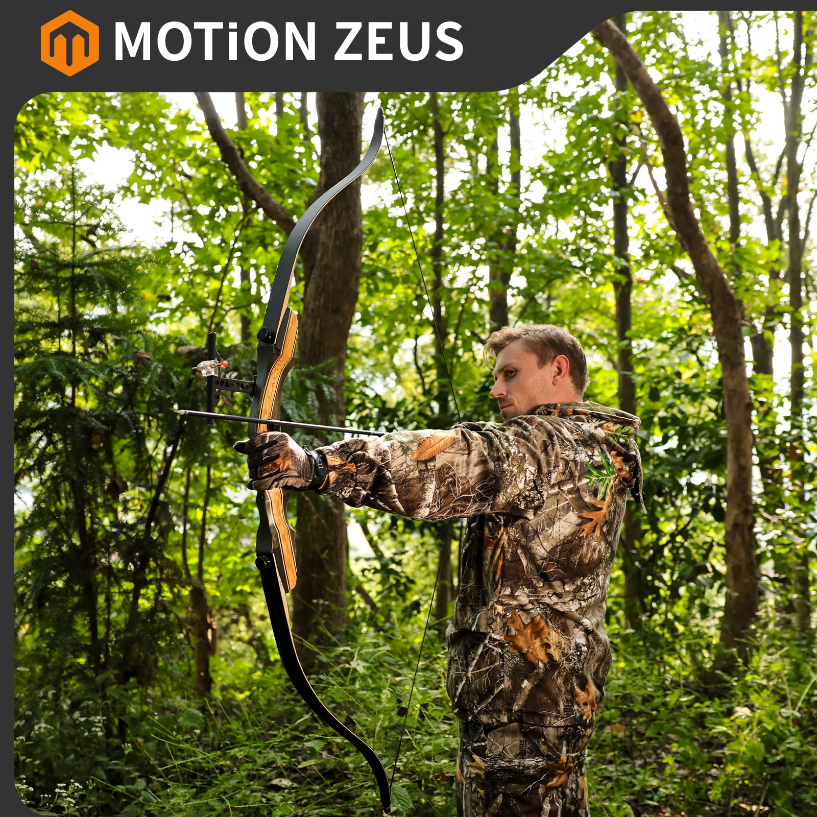 62 Inch Takedown Recurve Bow for Adults & Youth - Right & Left Handed Hunting Bow Set with 20-50lbs Draw Weight | Perfect for Beginners, Target Practice & Outdoor Archery Training