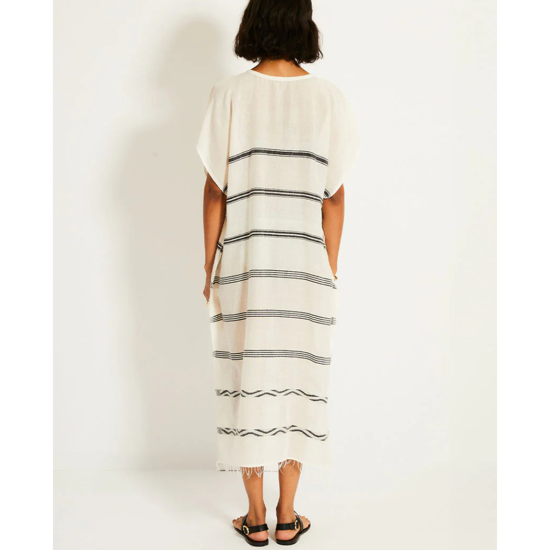 Dalila in Besela Vanilla Dress - Elegant Floral Maxi Dress for Women | Perfect for Weddings, Parties & Summer Outfits