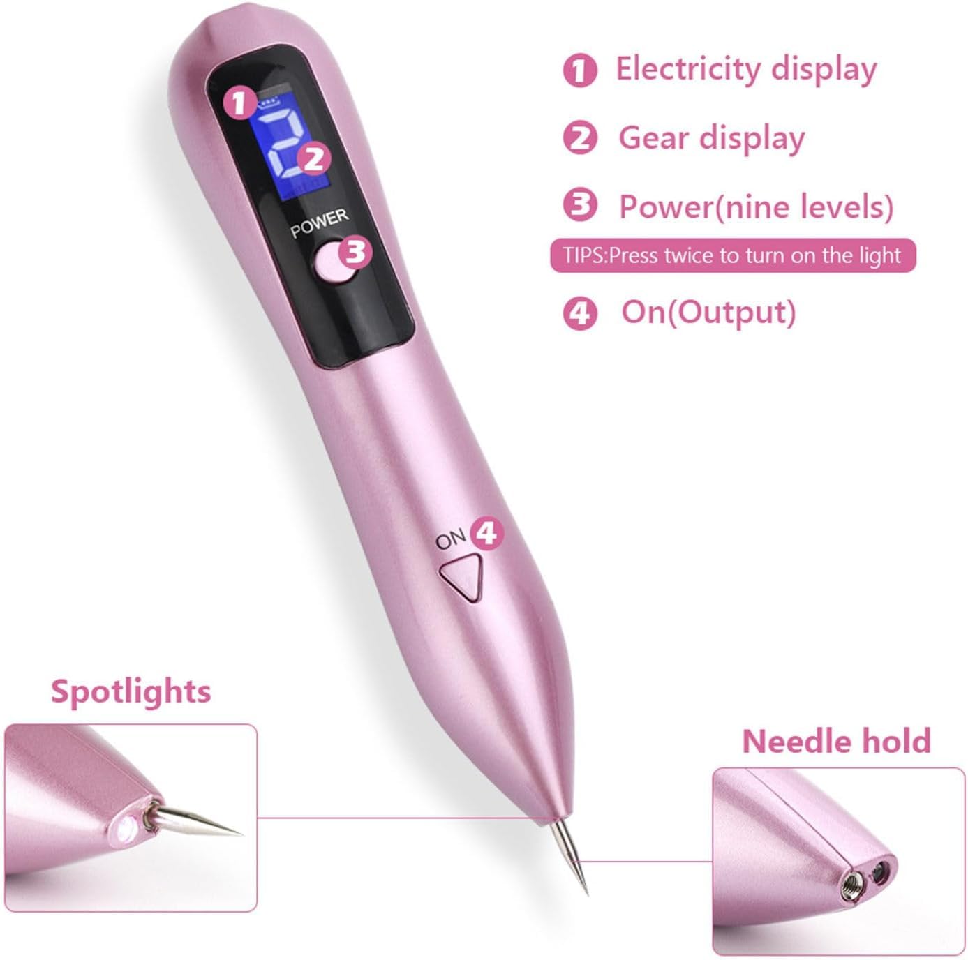 Professional Mole & Spot Remover Pen - Fast & Painless Skin Tag Removal for Face & Body - Perfect for Home Use & Travel Skincare