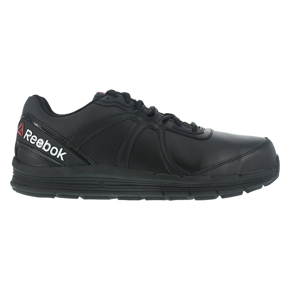 Reebok RB351 Men's Steel Toe Work Shoes - Black Safety Trainer for Construction, Warehouse & Industrial Use