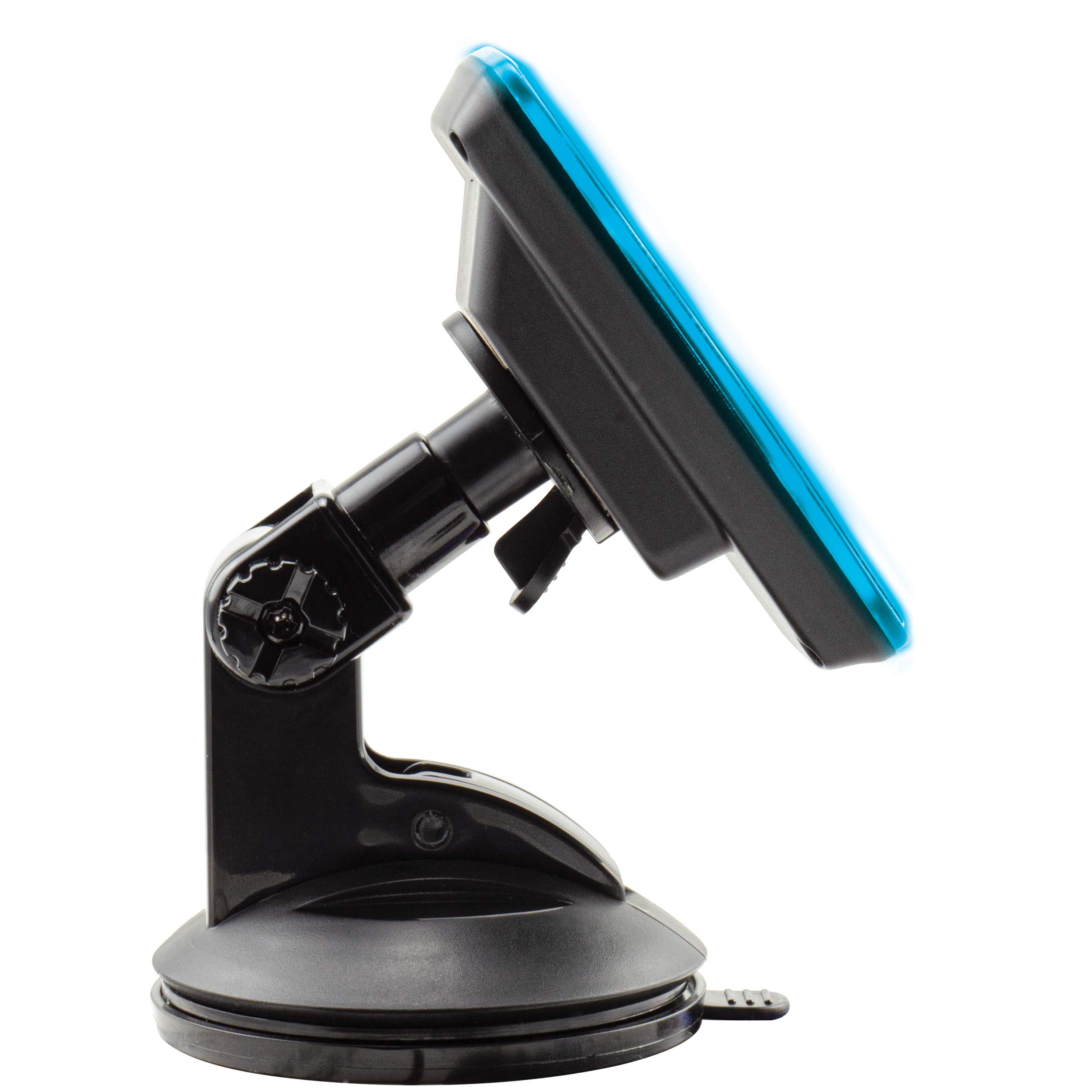 10W Qi Wireless Magnetic Charger with Suction Cup Mount - Fast Charging for iPhone 12/13/14/15, Samsung Galaxy - Perfect for Car, Office & Nightstand Use