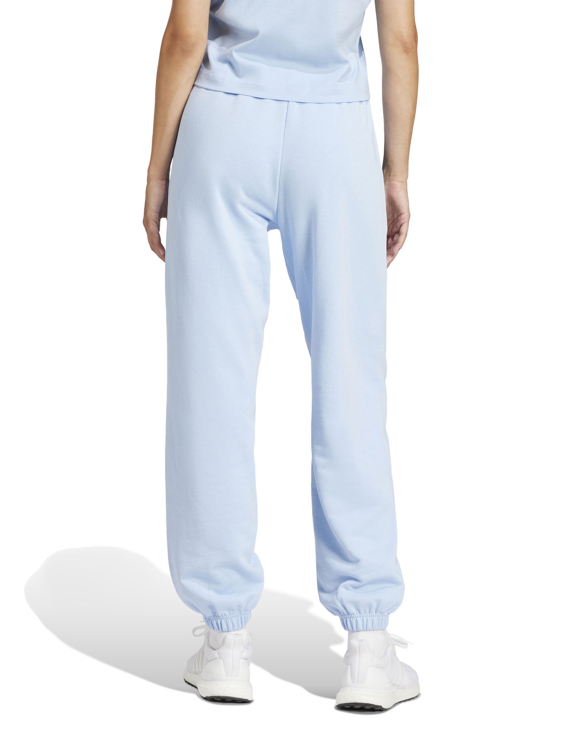 ALL SZN French Terry Loose Joggers for Women - Glow Blue | Comfortable Lounge Pants for Yoga, Running & Casual Wear