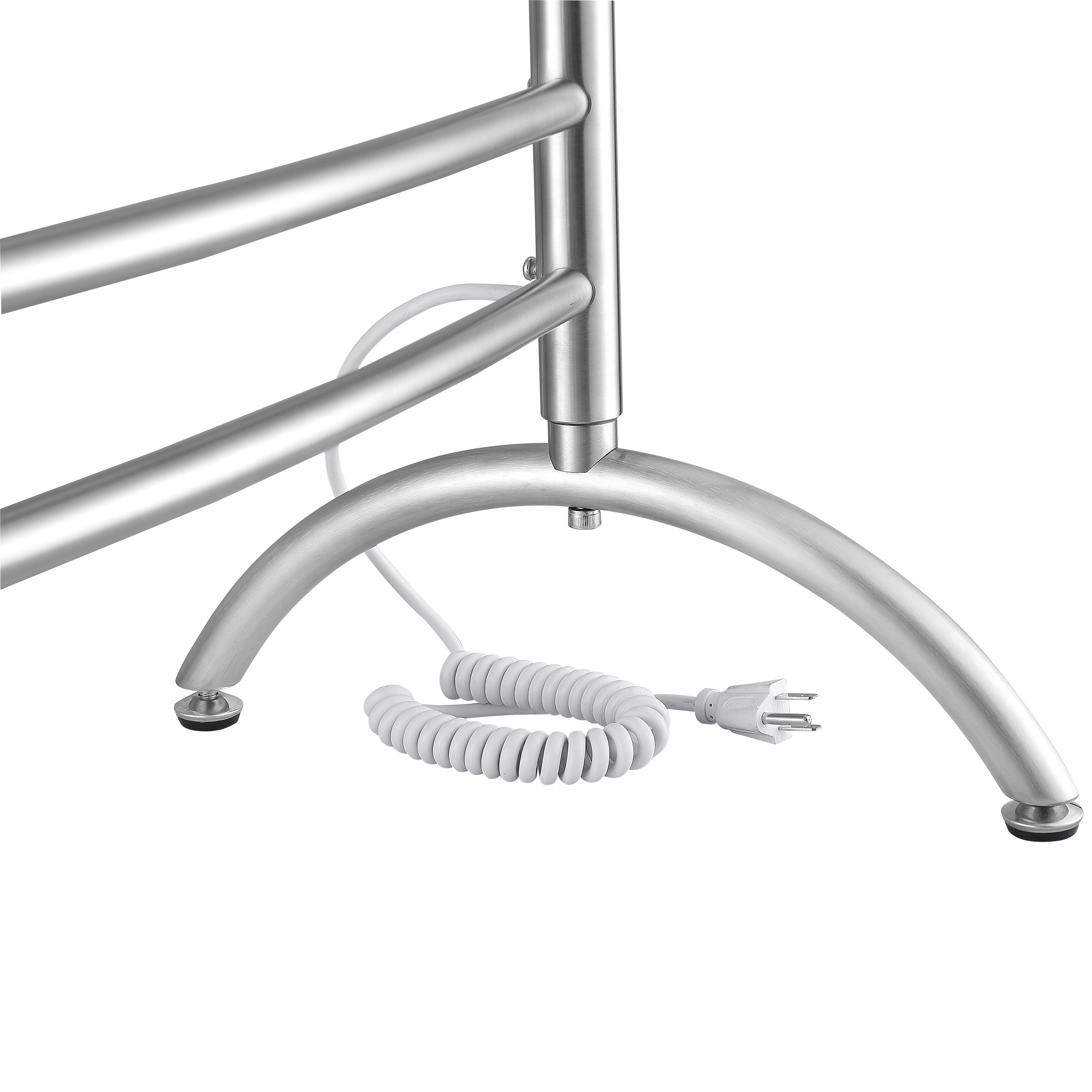 Premium 3-in-1 Imperia OBT 8 Bar Towel Warmer with Built-in Timer | Brushed Stainless Steel Design | Perfect for Spas, Salons & Luxury Bathrooms