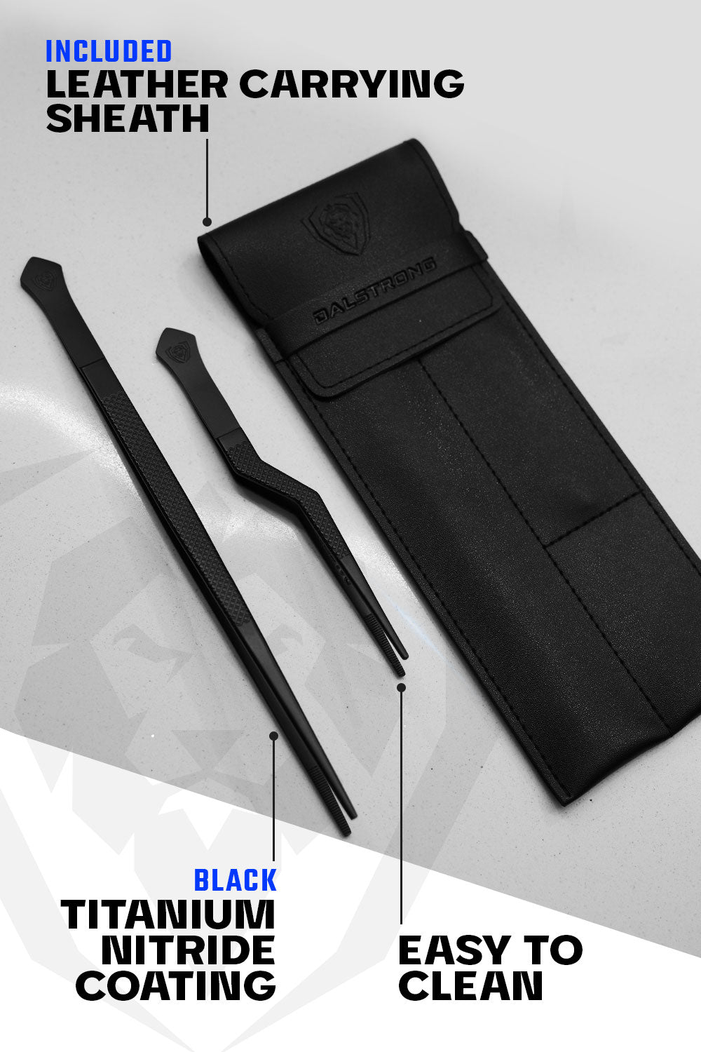 Premium 2-Piece Tweezers Set - 10