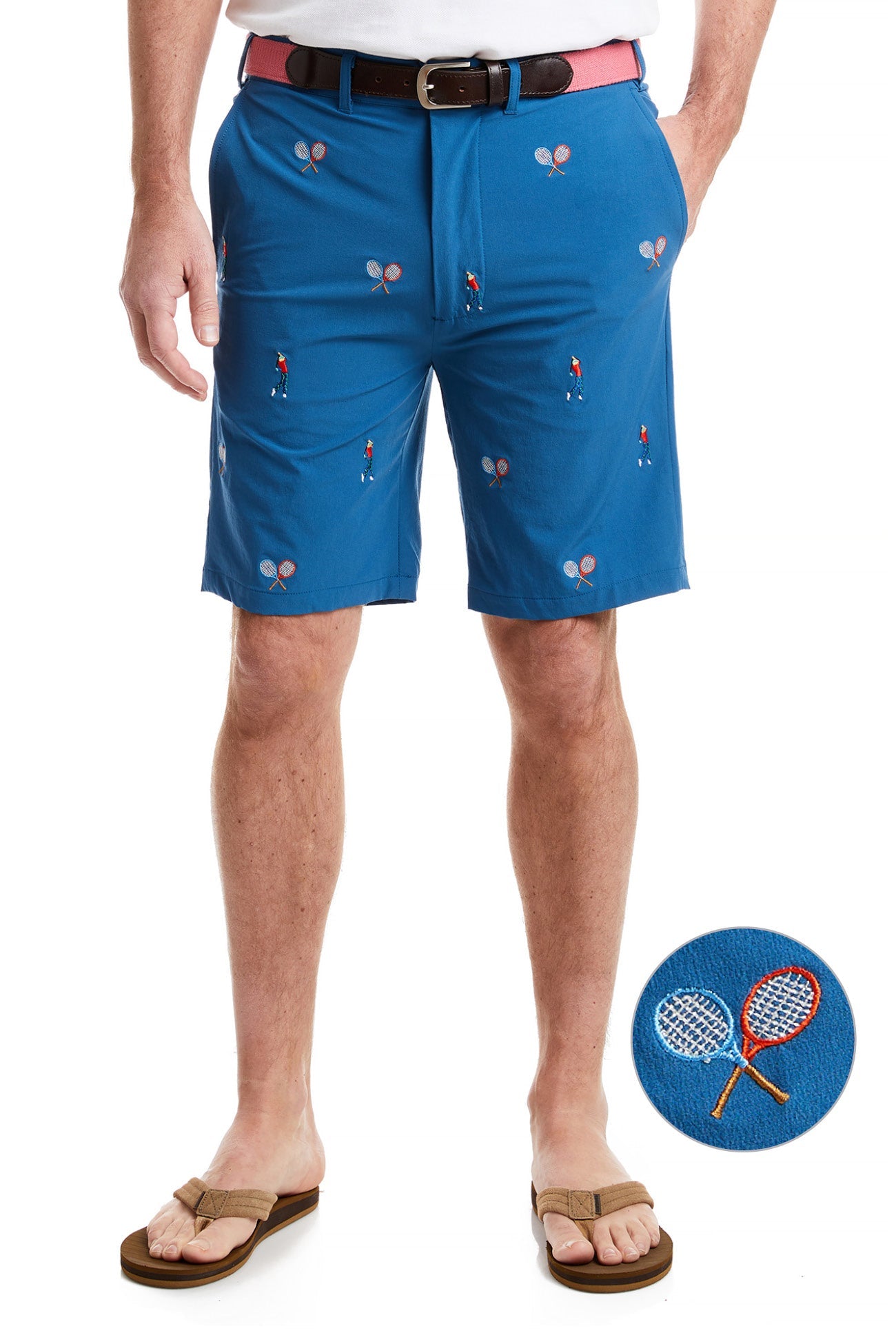 ACKformance Performance Shorts for Men - Abyss Blue - Breathable & Quick-Dry for Tennis, Golf & Active Lifestyle