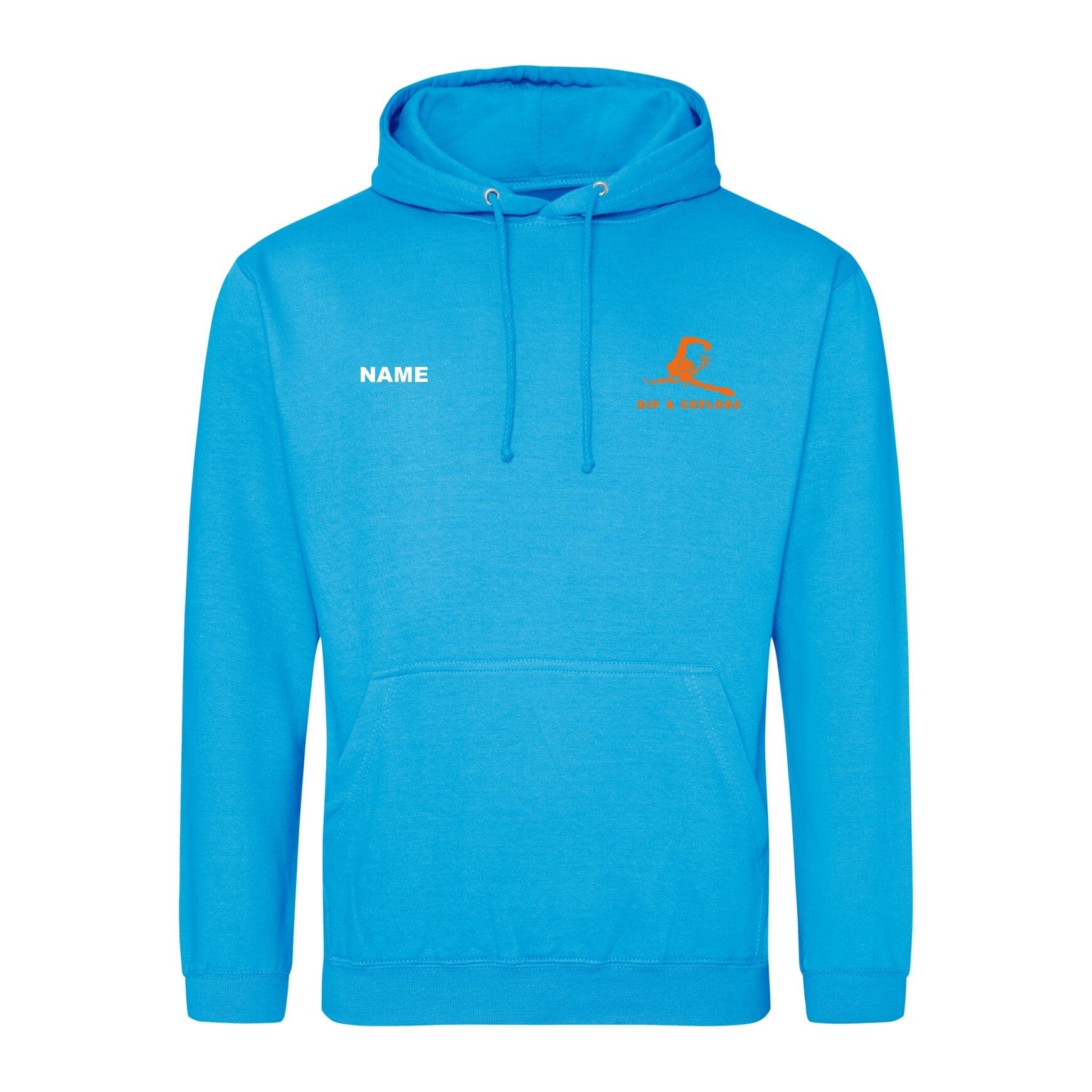 Dip & Explore Team Hoodie - Comfortable Unisex Pullover for Outdoor Adventures & Casual Wear