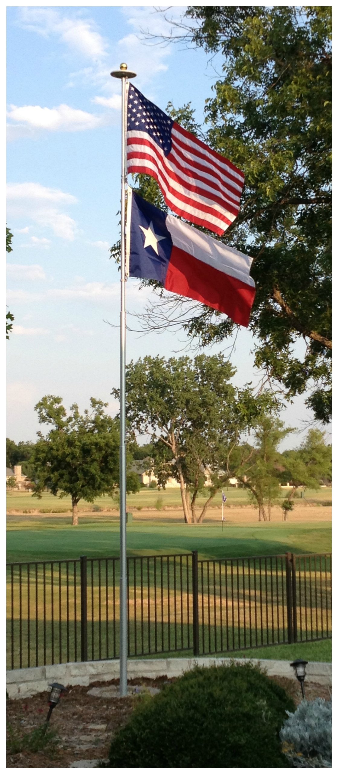 16' Telescoping Aluminum Flag Pole with Hardware & Accessories - Heavy Duty Residential & Commercial Flagpole for House, Yard, Garden & Front Porch - Made in USA - Perfect for Patriotic Displays, Sports Events & Outdoor Decor