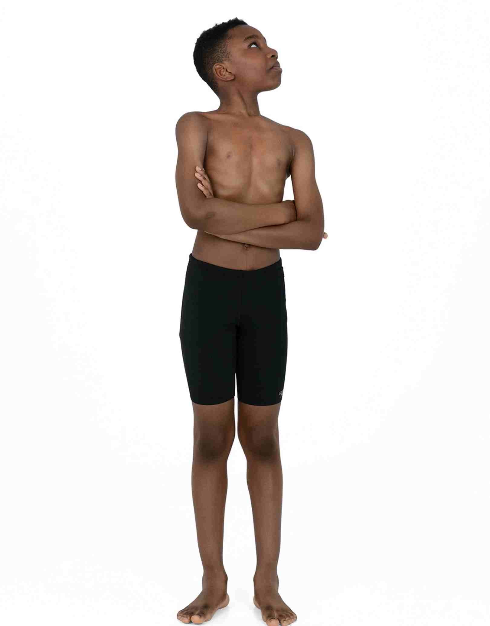 Boys Endurance Plus Swim Jammer - Black - High Performance Competitive Swimwear for Training & Racing