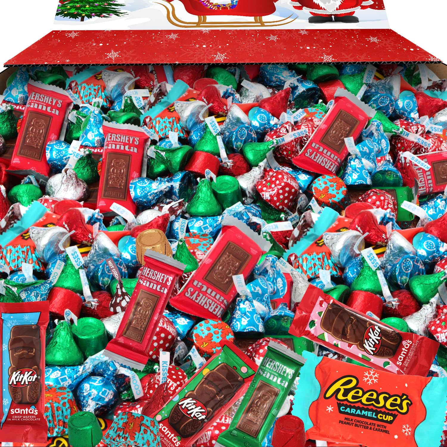 Deluxe Chocolate Variety Pack - 8 Lbs Individually Wrapped Assorted Chocolates for Gifts, Parties & Stocking Stuffers | Perfect for Holidays, Office Treats & Chocolate Lovers
