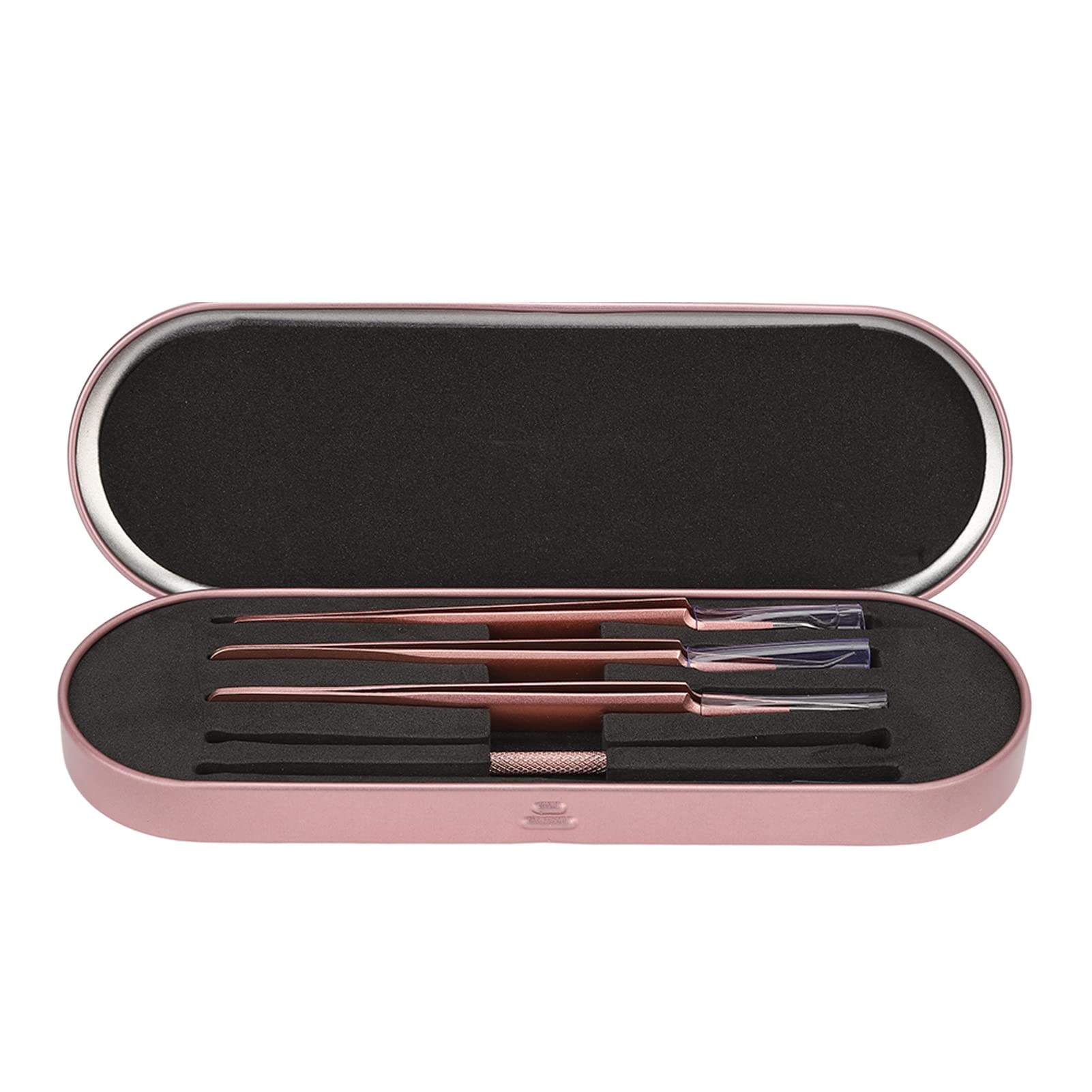 EXCLUZO Professional Pimple Extractor Needles Kit - Stainless Steel Blackhead & Whitehead Remover, Non-Slip Pore Cleaner Tools for Acne Treatment (Rose Gold) - Perfect for Home Skincare & Facial Care Routine